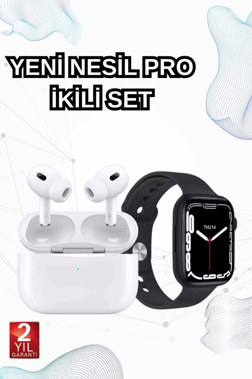 2025 Model Akıllı Saat ve Yeni Nesil Pro Bluetooth Kulaklık TWS Yüksek Ses Kaliteli - Bayi Depom 2025 Model Akıllı Saat ve Yeni Nesil Pro Bluetooth Kulaklık TWS Yüksek Ses Kaliteli - Bayi Depom