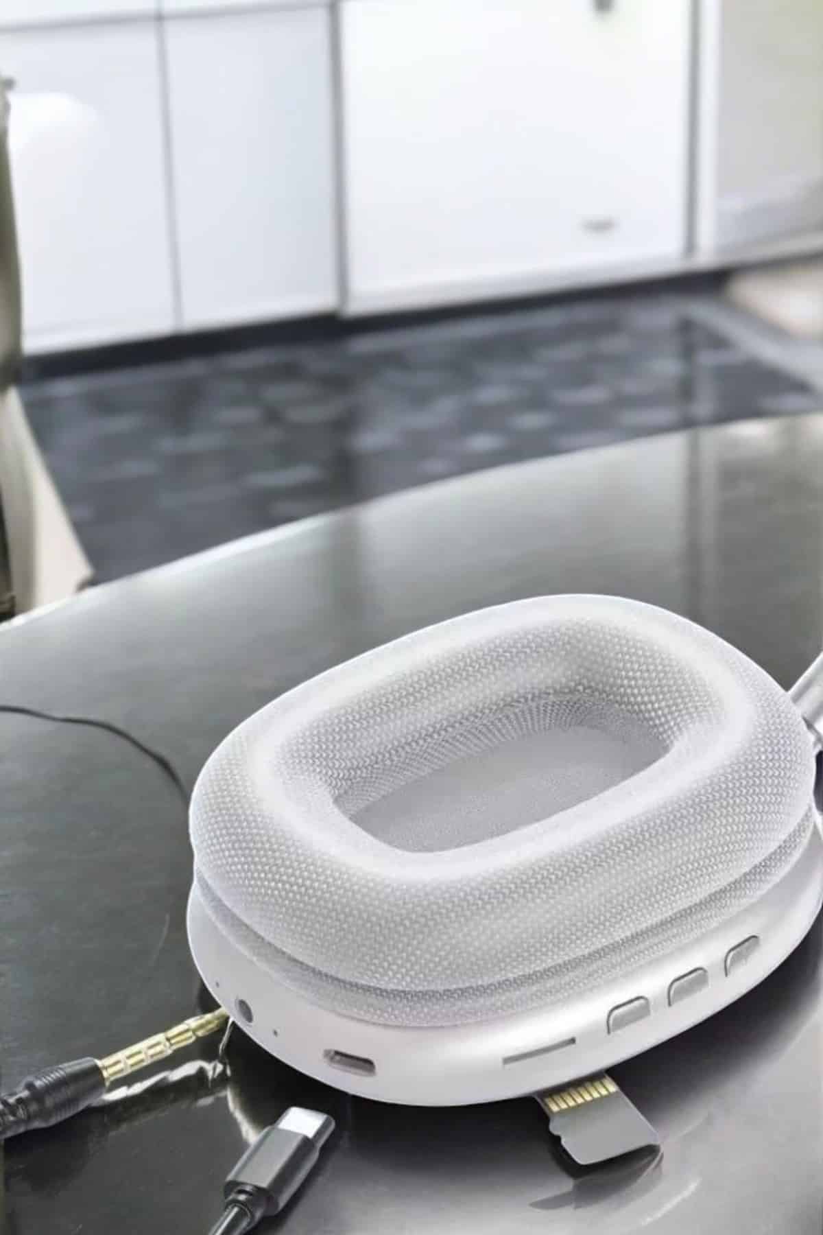P9 Plus Kablosuz Kulak Üstü Bluetooth Kulaklık Beyaz Yüksek Ses Kaliteli - Bayi Depom