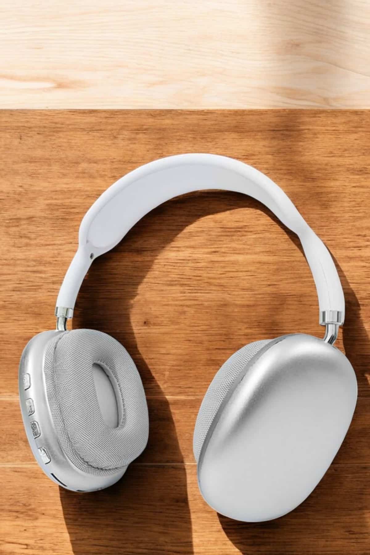 P9 Plus Kablosuz Kulak Üstü Bluetooth Kulaklık Beyaz Yüksek Ses Kaliteli - Bayi Depom