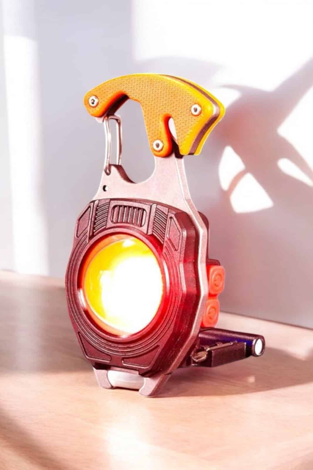yeni nesil Kamp Feneri Çok Fonksiyonlu Fener Anahtarlık Usb Çakmaklı Cam Kırıcı Kemer Kesici Açacak - Bayi Depom