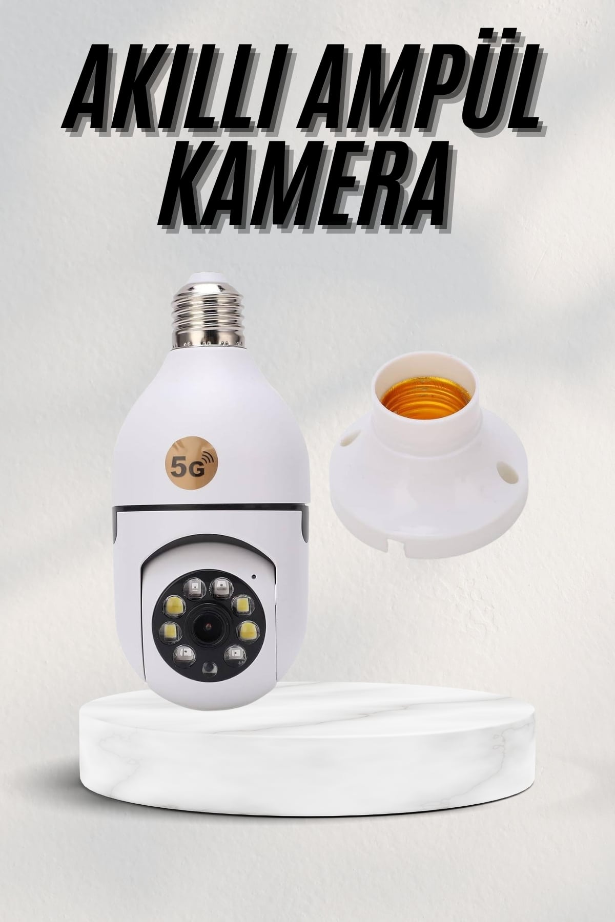 Akıllı Kamera Wifi Kamera Duylu Ampul Görünümlü 360 Derece Dönebilen Ev Kamerası - Bayi Depom Akıllı Kamera Wifi Kamera Duylu Ampul Görünümlü 360 Derece Dönebilen Ev Kamerası - Bayi Depom