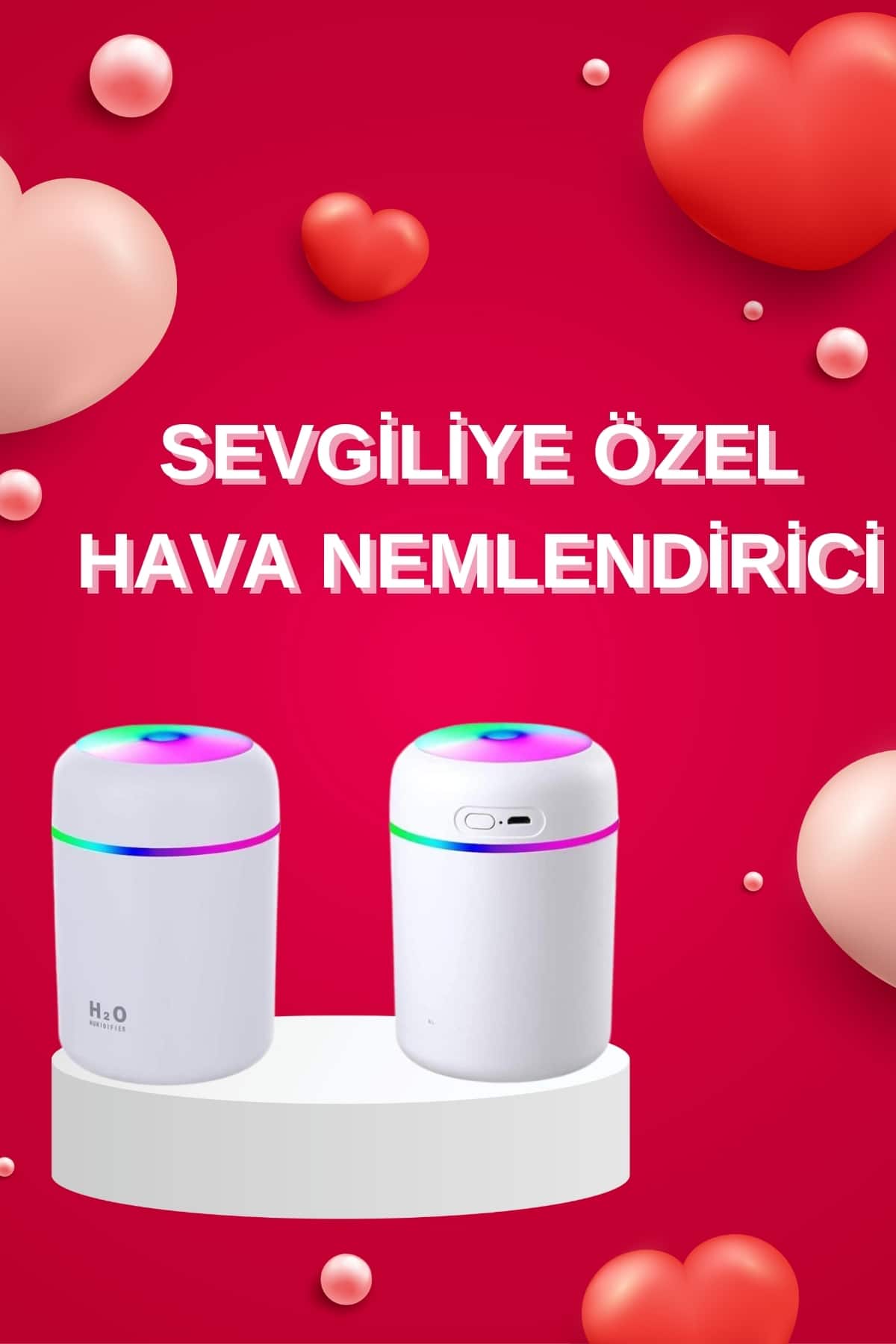 Sevgiliye Hediye Led Işıklı Hava Nemlendirici USB Şarjlı Sevgiliye Özel - Bayi Depom Sevgiliye Hediye Led Işıklı Hava Nemlendirici USB Şarjlı Sevgiliye Özel - Bayi Depom