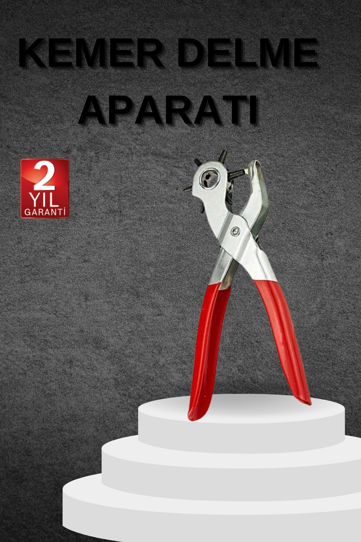 Kemer Delme Pensesi- Kemer Delik Açma Zımbası Paslanmaz Çelik - Bayi Depom