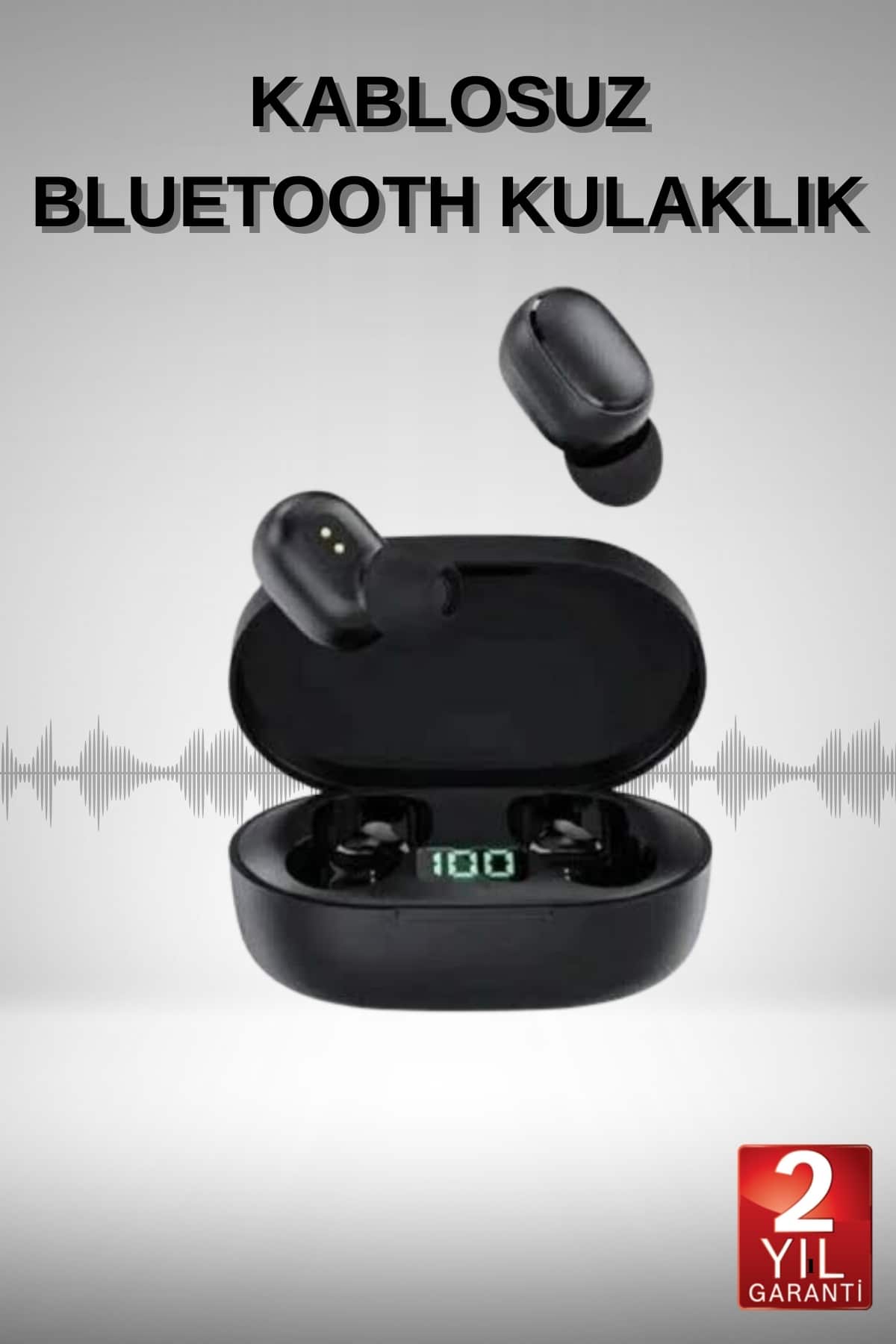 Bluetooth Kulaklık Dijital Göstergeli Yüksek Ses Kaliteli Uzun Pil Ömrü - Bayi Depom