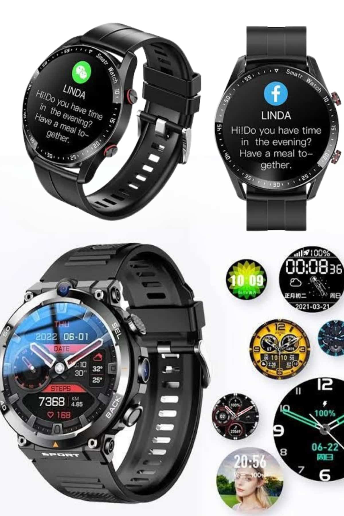 ENTEGRE GPS VE GENİŞ SPOR MODU SEÇENEKLERİYLE AKILLI SAAT - Bayi Depom
