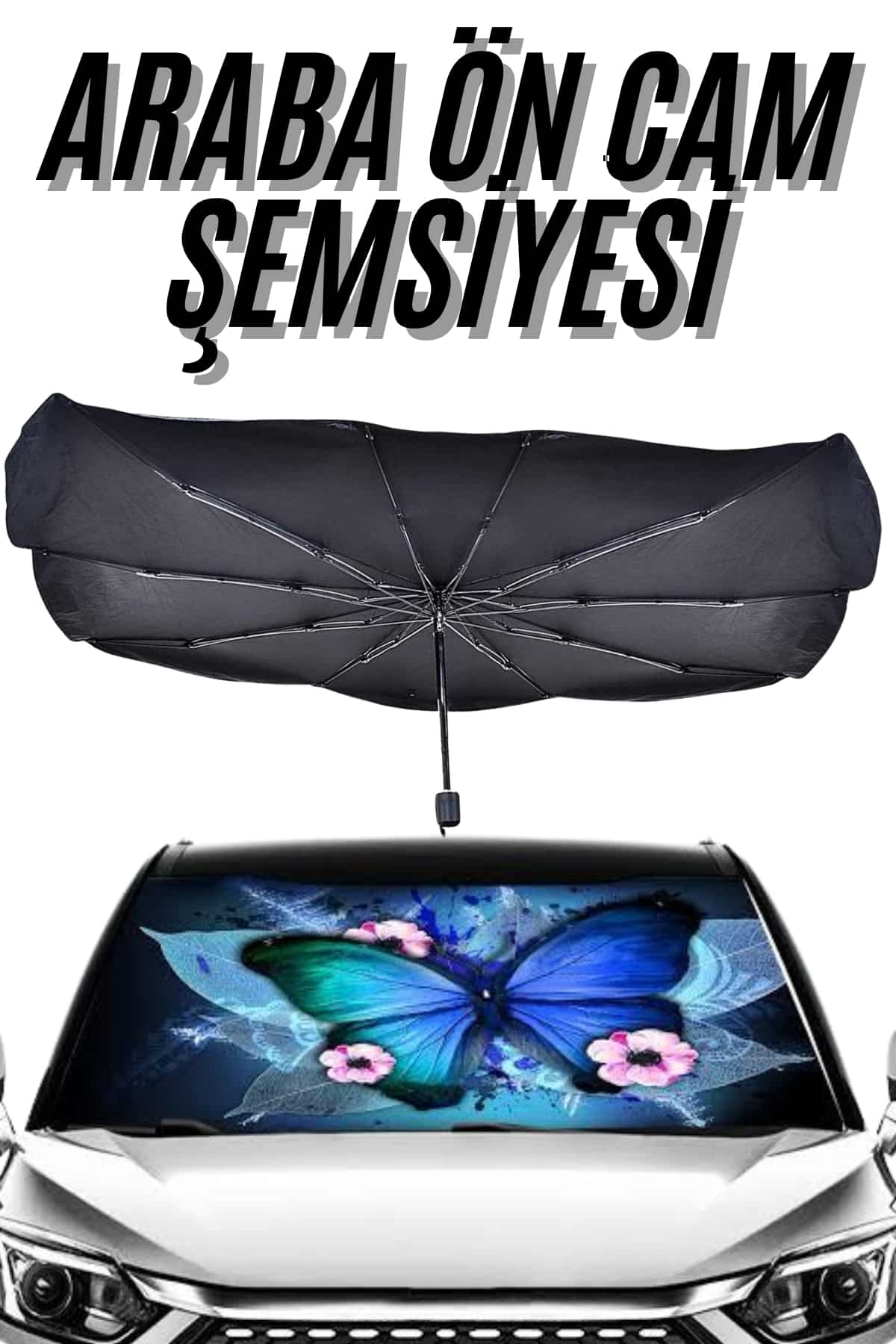 Güneş Önleyici Katlanabilir Oto Araba Güneşlik Şemsiye Tip Ön Cam - Bayi Depom Güneş Önleyici Katlanabilir Oto Araba Güneşlik Şemsiye Tip Ön Cam - Bayi Depom