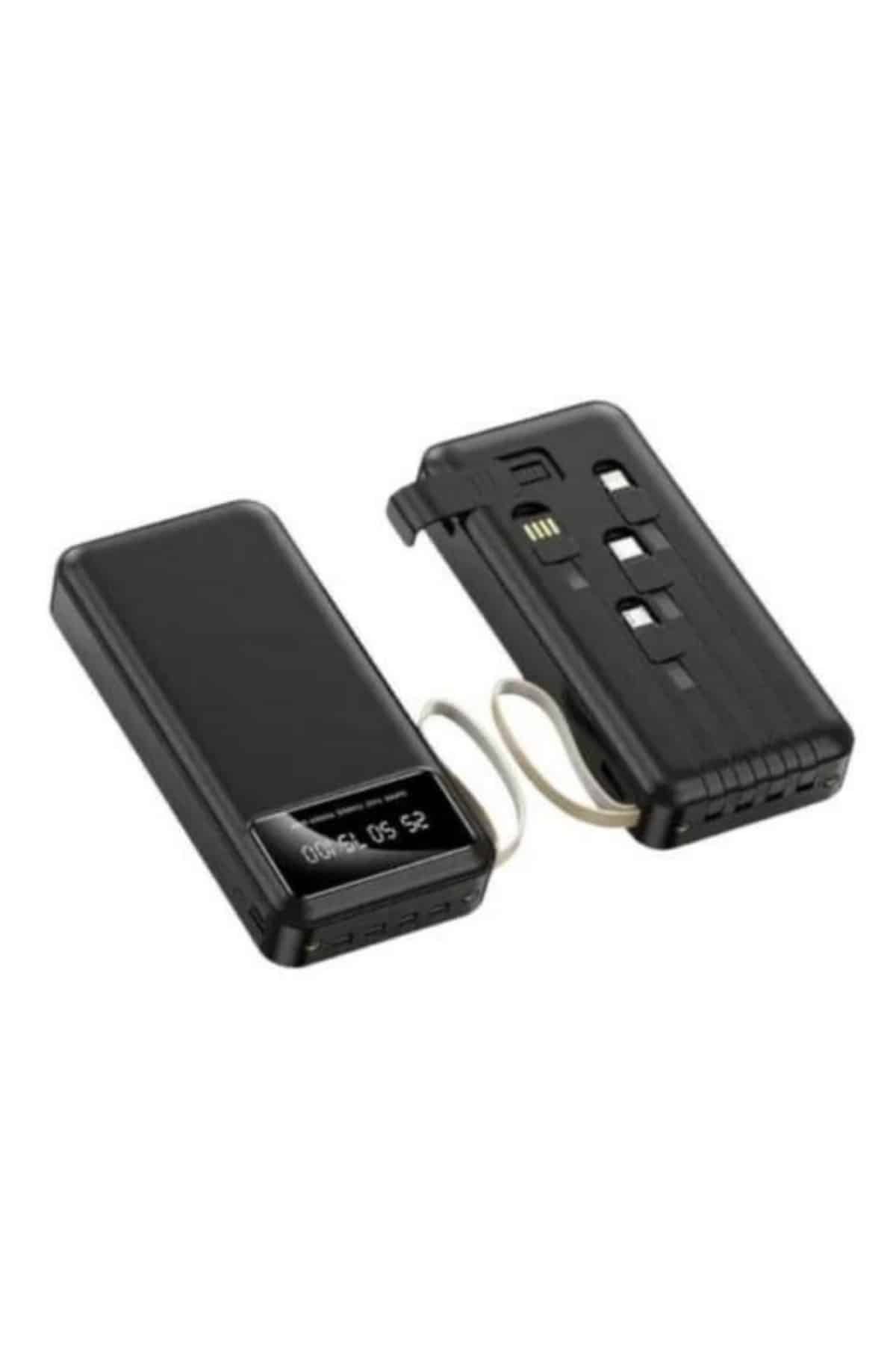 Powerbank Şarj Cihazı 4 Çıkışlı 20.000 MAH Powerbank Kompakt Yüksek Kapasiteli Hızlı Şarj - Bayi Depom