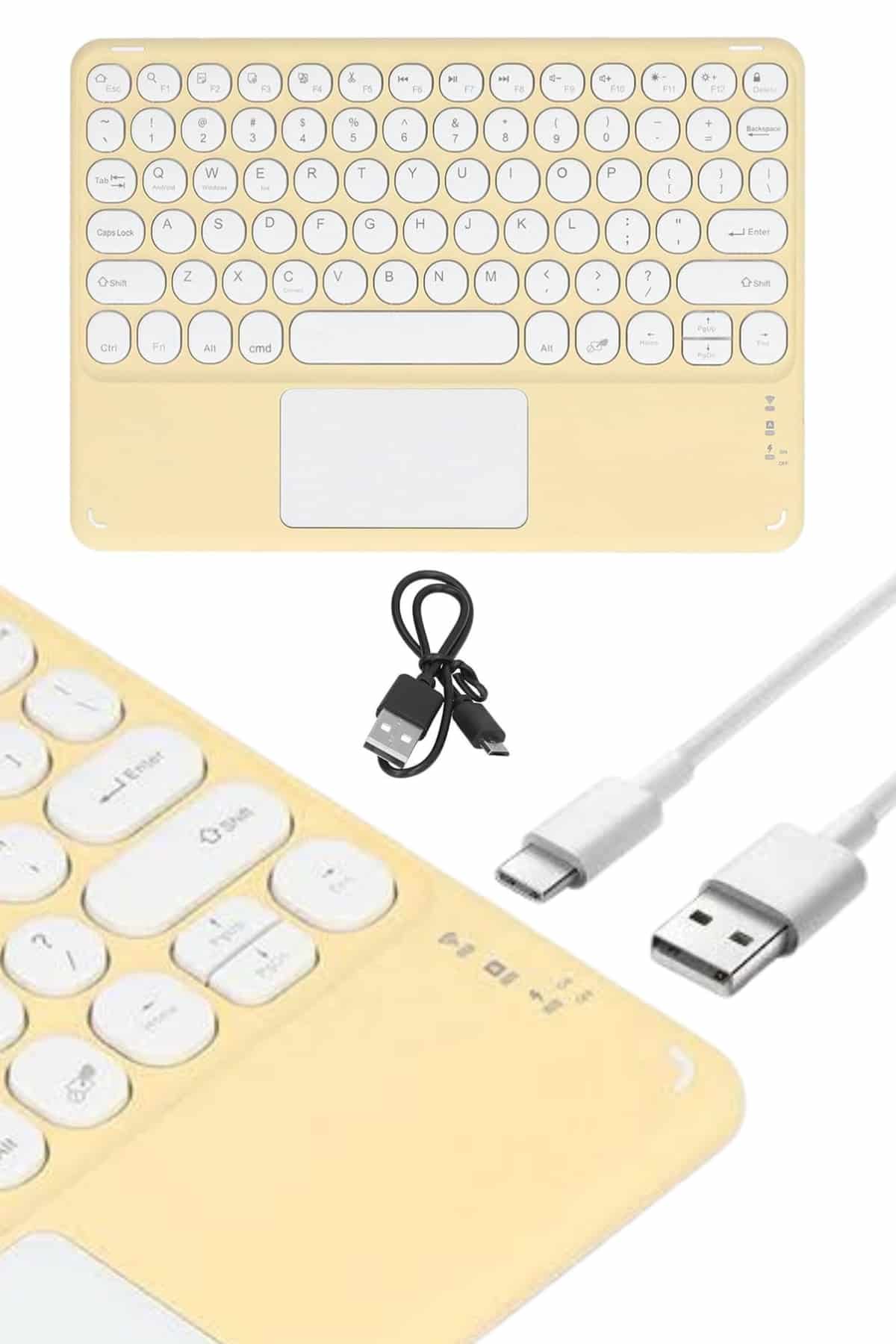 Android ve İOS Uyumlu Bluetooth Klavye Touchpad Slim Kablosuz Wifi Q Klavye - Bayi Depom Android ve İOS Uyumlu Bluetooth Klavye Touchpad Slim Kablosuz Wifi Q Klavye - Bayi Depom