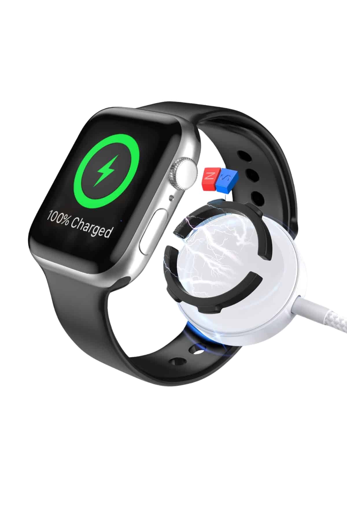 Akıllı Saat Wireless Şarj Yüksek Çözünürlüklü Müzik Dinleme Sesli Cevaplama - Bayi Depom