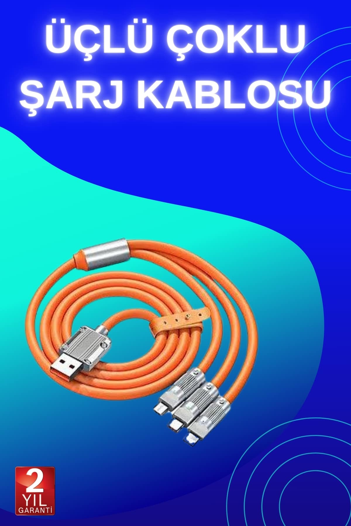 3 İn 1 Süper Hızlı Şarj Kablosu Android ve İOS Uyumlu Silikon Şarj Kablosu - Bayi Depom 3 İn 1 Süper Hızlı Şarj Kablosu Android ve İOS Uyumlu Silikon Şarj Kablosu - Bayi Depom