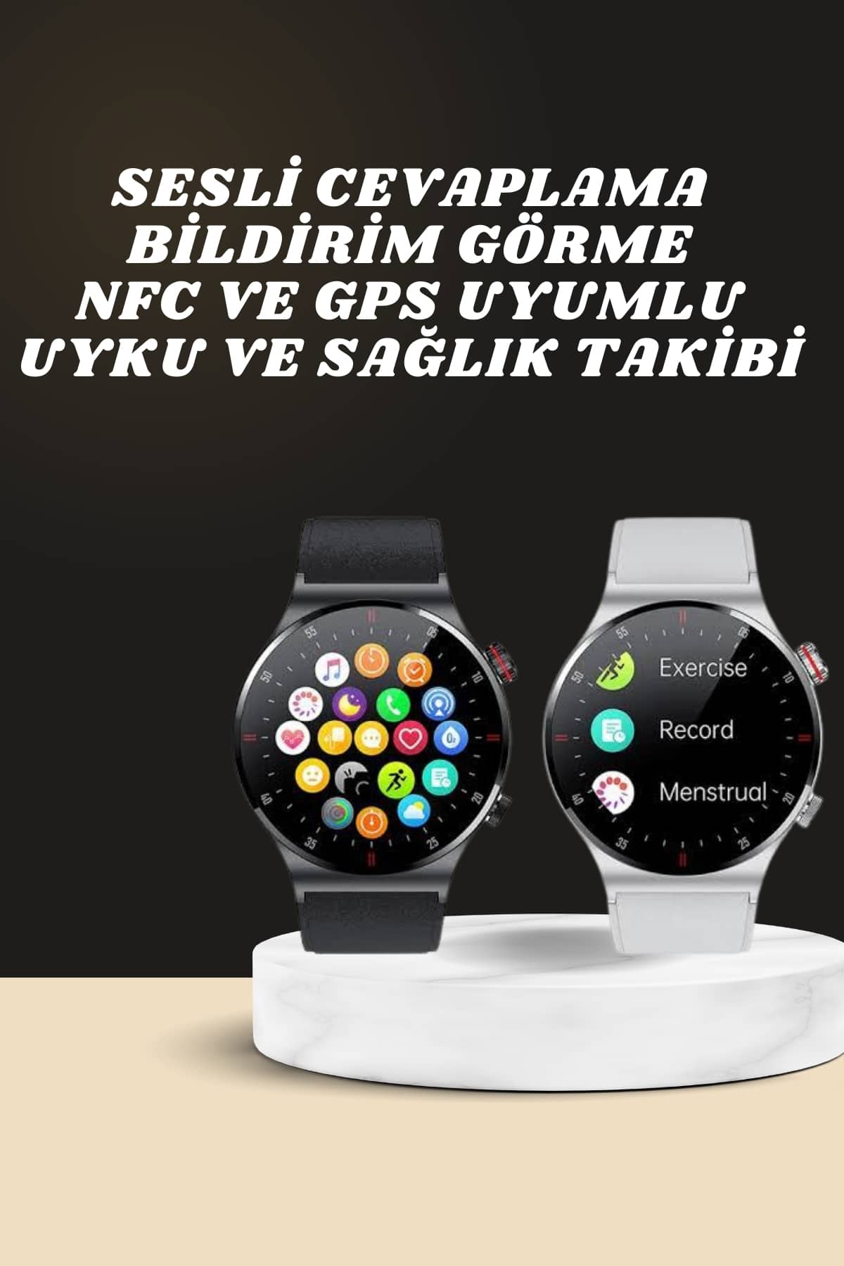 Akıllı Saat Amoled Ekran Bluetooth Bağlantılı Sesli Görüşme Nabız Ölçer - Bayi Depom Akıllı Saat Amoled Ekran Bluetooth Bağlantılı Sesli Görüşme Nabız Ölçer - Bayi Depom