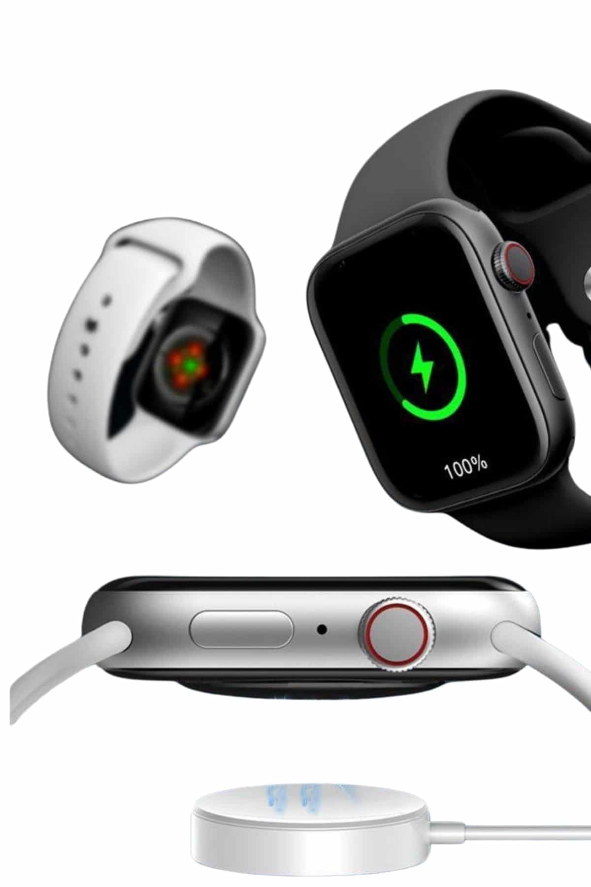 Yeni Model Akıllı Saat Dokunmatik Ekran Unisex Amoled Ekran 44 mm - Bayi Depom