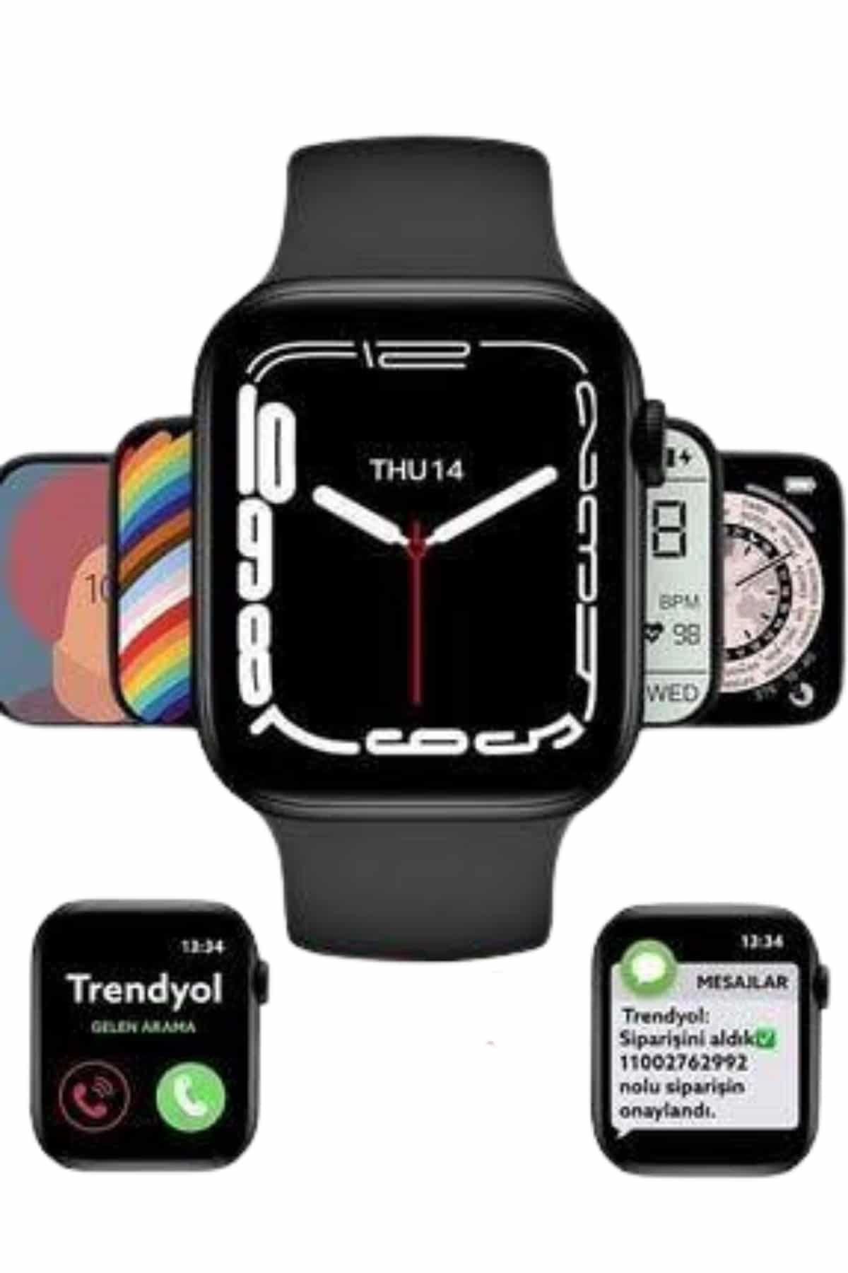 Yeni Model Akıllı Saat Dokunmatik Ekran Unisex Amoled Ekran 44 mm - Bayi Depom