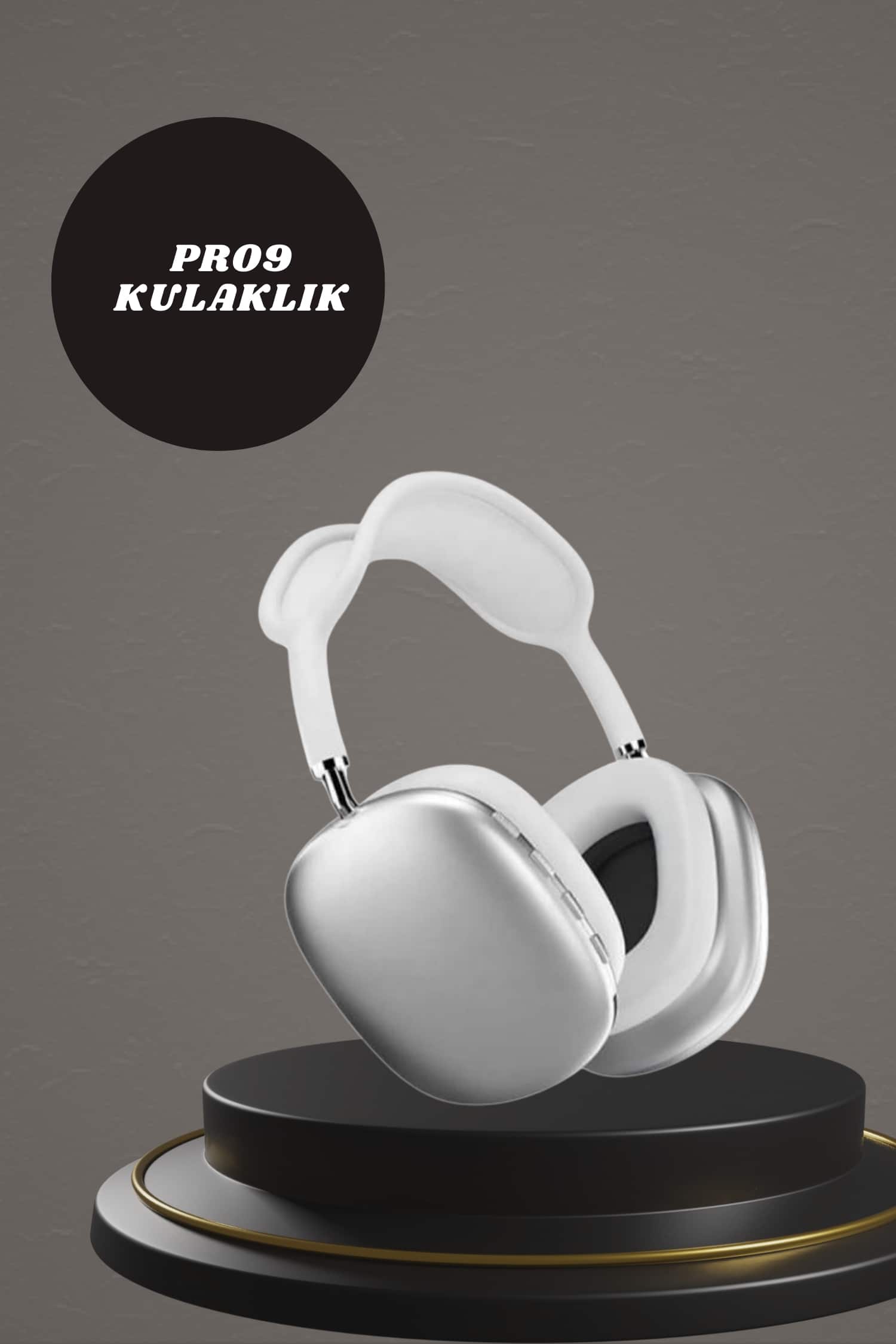 Kulak Üstü P9 Kablosuz Bluetooth Kulaklık ve 7 Kordonlu Akıllı Saat - Bayi Depom