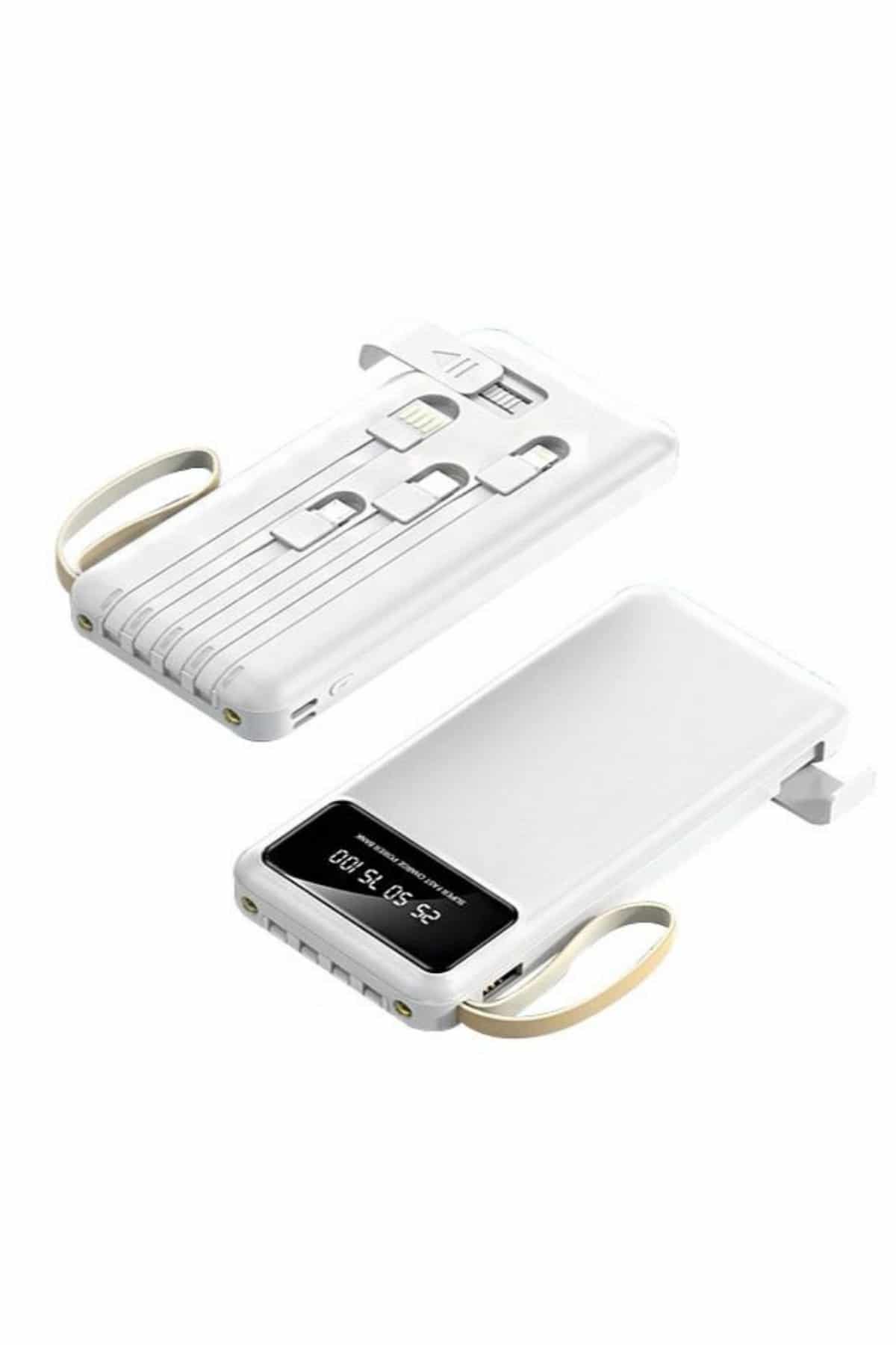 Powerbank Şarj Cihazı 4 Çıkışlı 20.000 MAH Powerbank Taşınabilir Çoklu Giriş - Bayi Depom