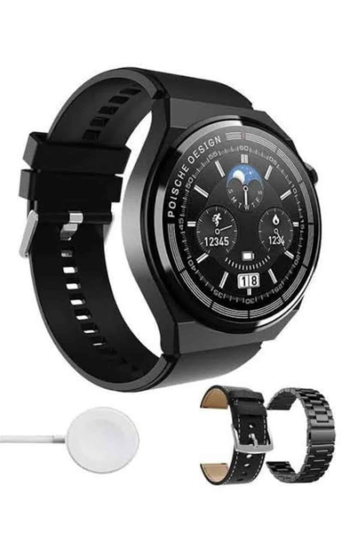 En Çok Tercih Edilen Akıllı Saat Amoled Ekran Nabız Sensörü GPS Uyumlu Adımsayar - Bayi Depom