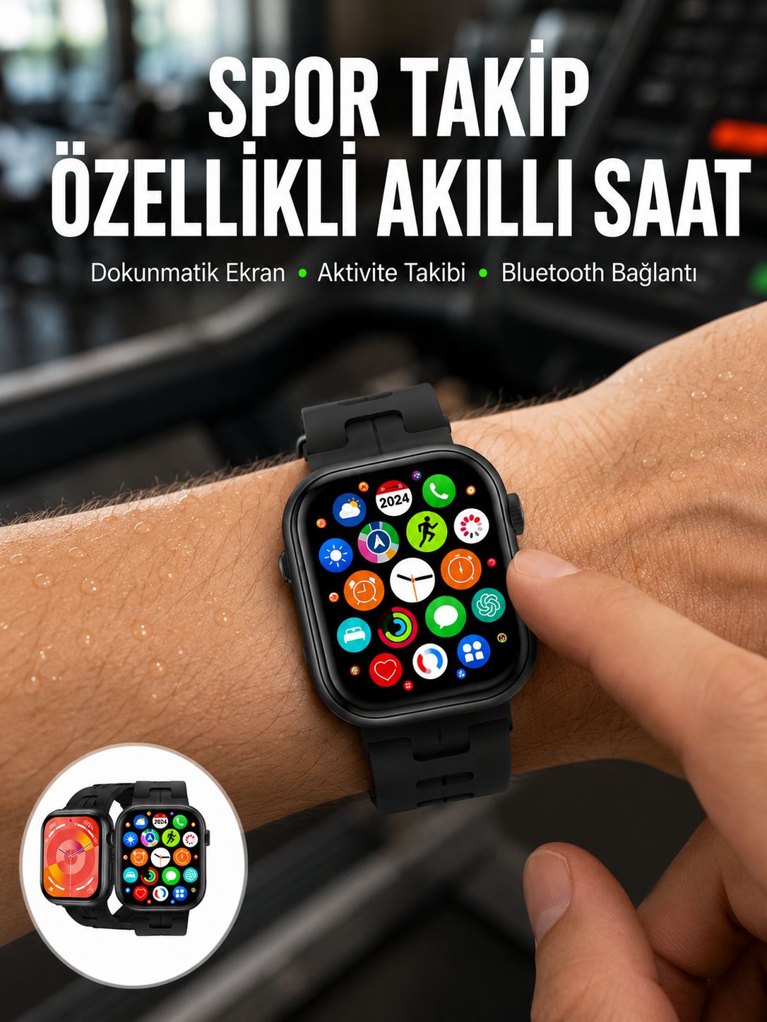 Akıllı Saat Çağrı Cevaplama Müzik Dinleme Plastik Kordon Mesaj Bildirimleri Yeni Seri - Bayi Depom Akıllı Saat Çağrı Cevaplama Müzik Dinleme Plastik Kordon Mesaj Bildirimleri Yeni Seri - Bayi Depom