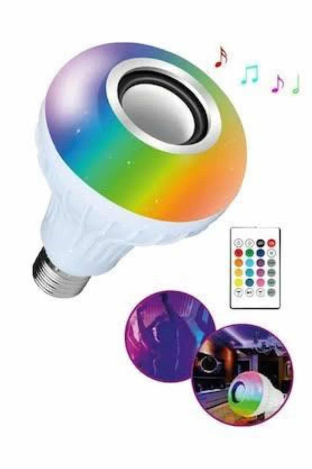 Bluetooth Hoparlör Akıllı Rgb Led Işık Renk Değiştirme Ses Bombası Ampül Görünümlü - Bayi Depom Bluetooth Hoparlör Akıllı Rgb Led Işık Renk Değiştirme Ses Bombası Ampül Görünümlü - Bayi Depom