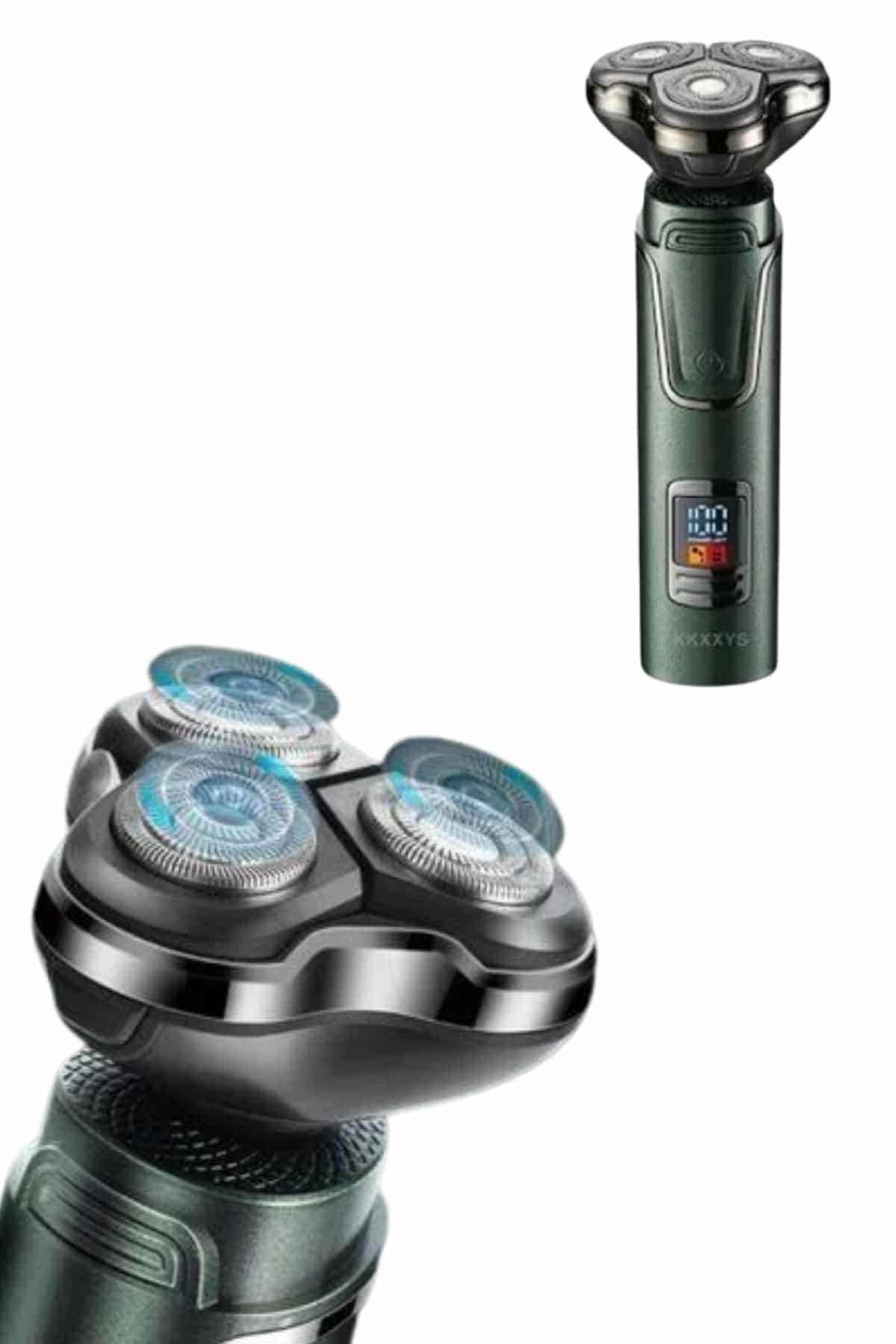 Dijital Göstergeli 3 Başlıklı Tıraş Makinesi Islak Kuru Lazer Öncesi Günlük - Bayi Depom Dijital Göstergeli 3 Başlıklı Tıraş Makinesi Islak Kuru Lazer Öncesi Günlük - Bayi Depom