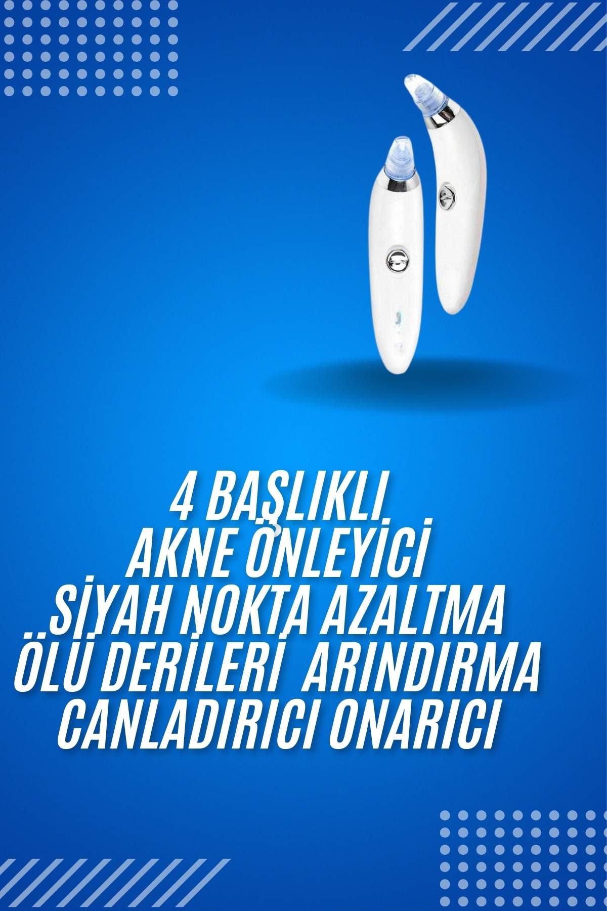 4 Başlıklı Pilli Vakumlu Siyah Nokta Temizleyici Akne Ve Sivilce Önleyici - Bayi Depom 4 Başlıklı Pilli Vakumlu Siyah Nokta Temizleyici Akne Ve Sivilce Önleyici - Bayi Depom