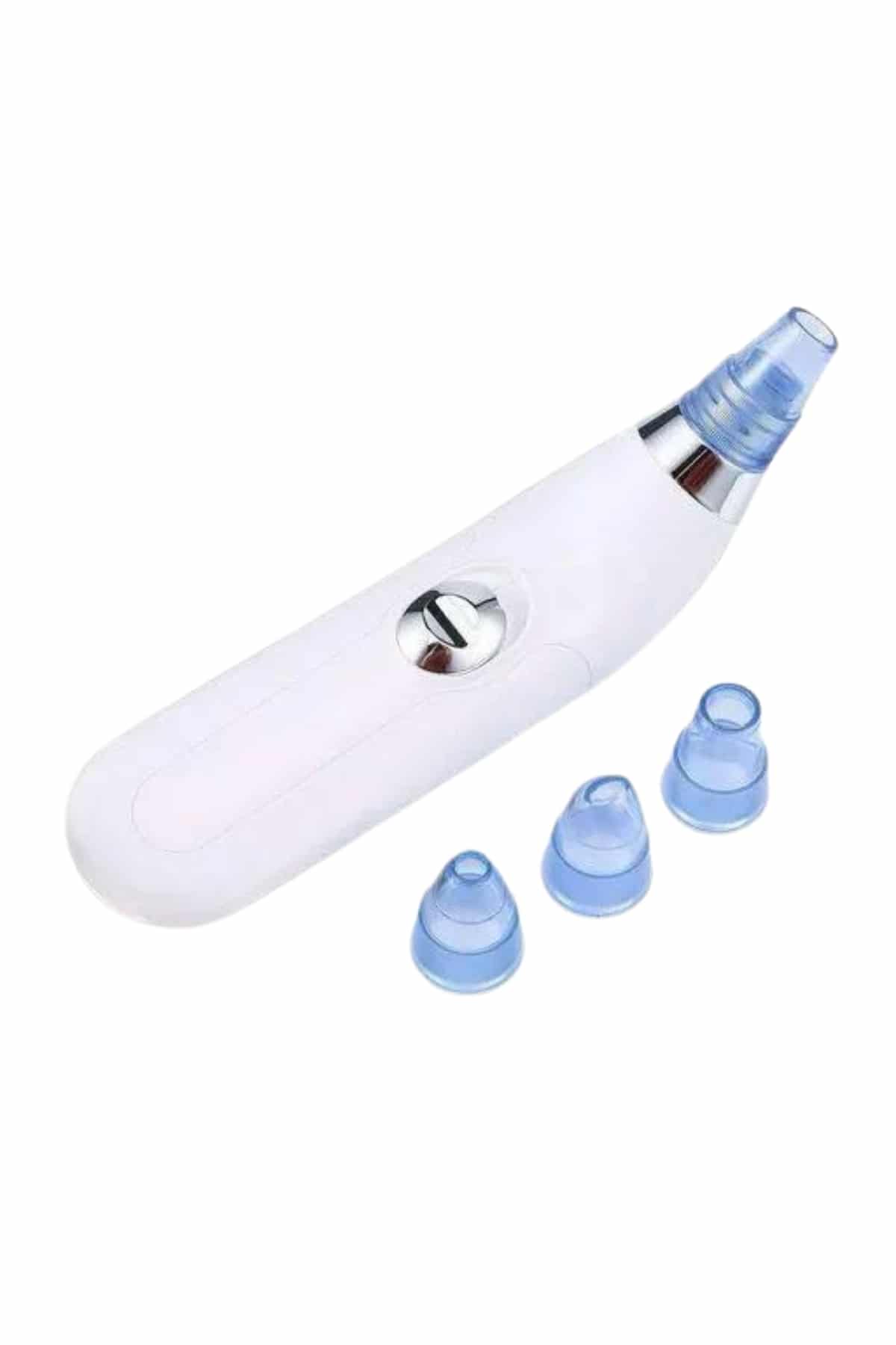 4 Başlıklı Pilli Vakumlu Siyah Nokta Temizleyici Akne Ve Sivilce Önleyici - Bayi Depom