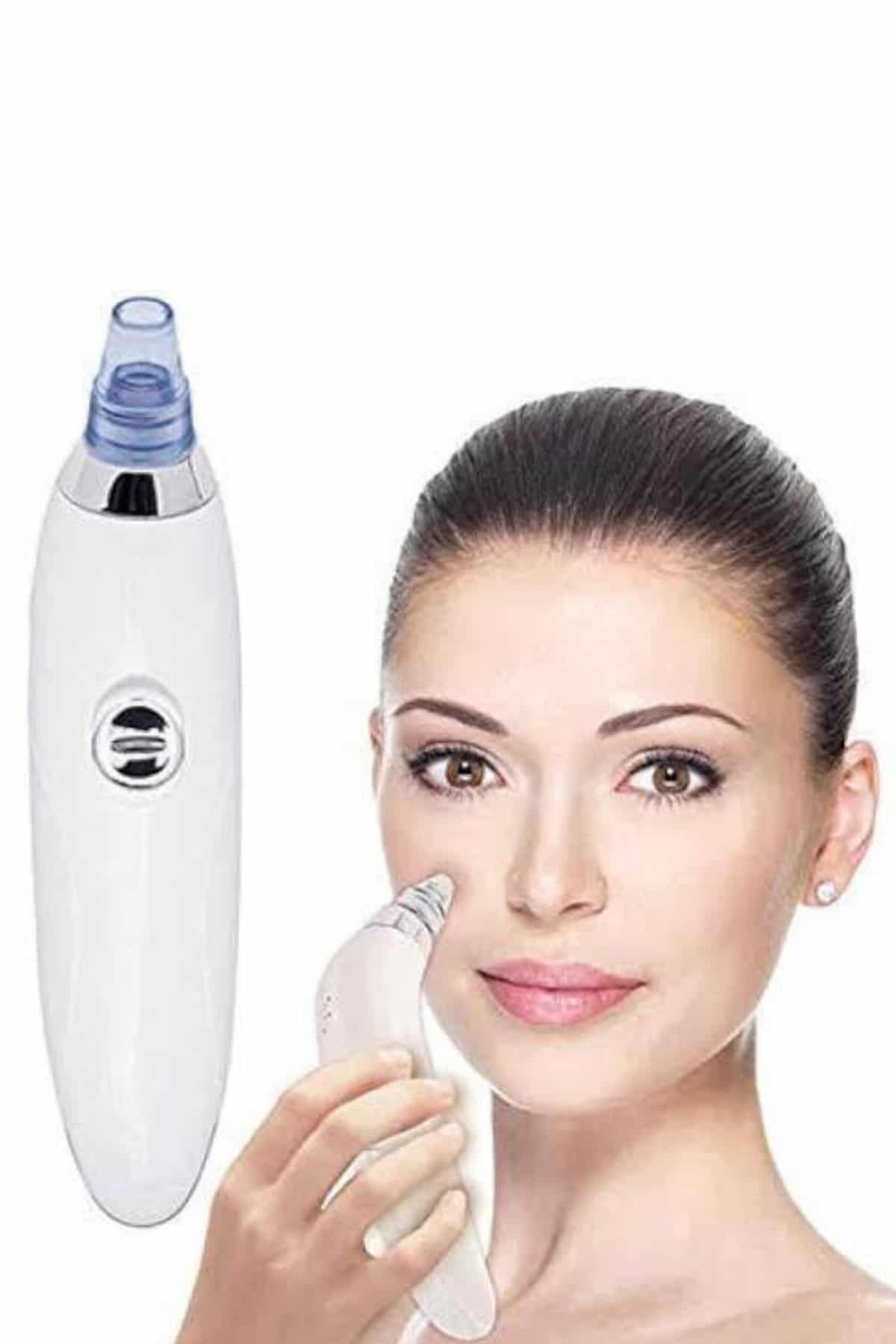 4 Başlıklı Pilli Vakumlu Siyah Nokta Temizleyici Akne Ve Sivilce Önleyici - Bayi Depom