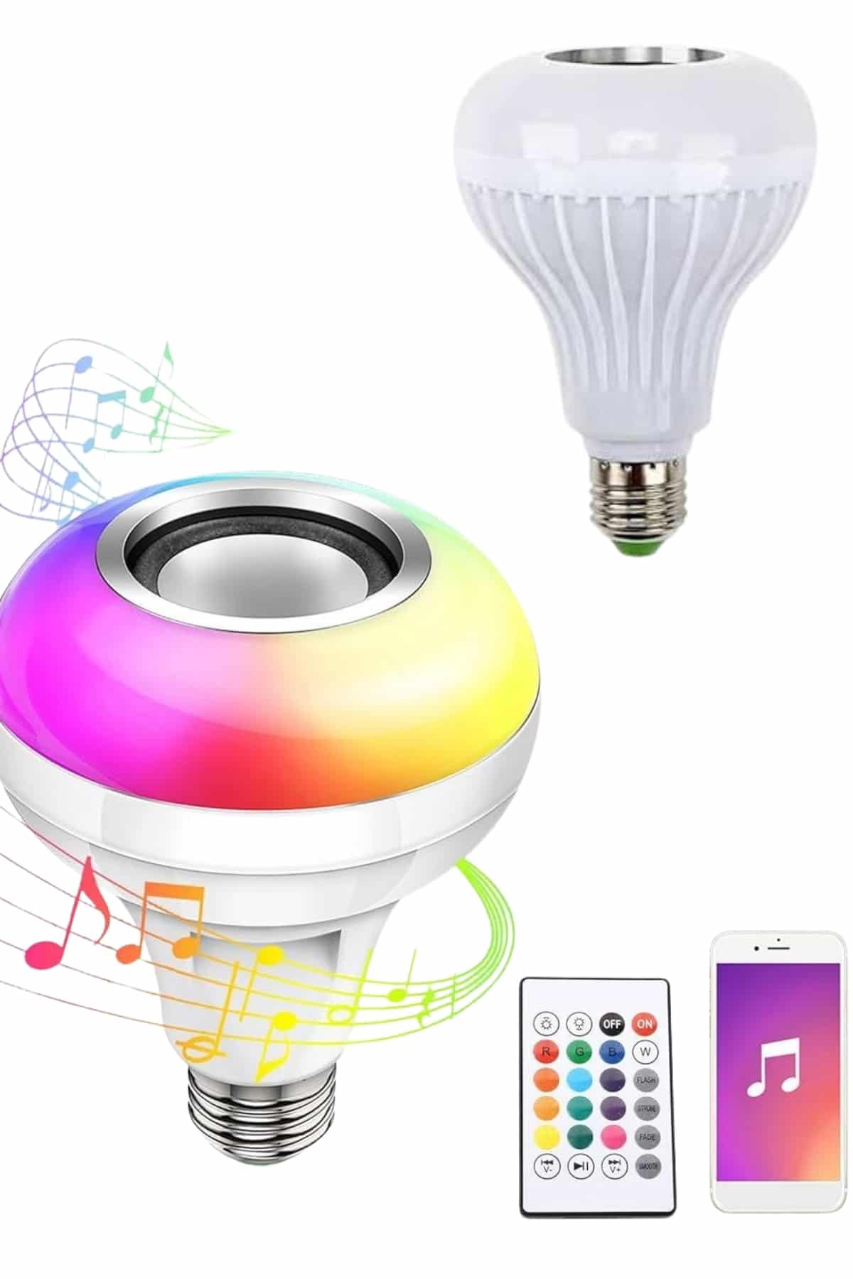 Bluetooth Hoparlör Akıllı Rgb Led Işık Renk Değiştirme Ses Bombası Ampül Görünümlü - Bayi Depom Bluetooth Hoparlör Akıllı Rgb Led Işık Renk Değiştirme Ses Bombası Ampül Görünümlü - Bayi Depom
