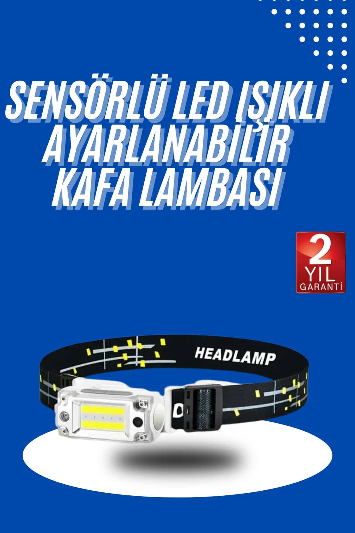 Kafa Lambası, Su Geçirmez Kafa Feneri 3 Mod Aydınlatma - Bayi Depom Kafa Lambası, Su Geçirmez Kafa Feneri 3 Mod Aydınlatma - Bayi Depom