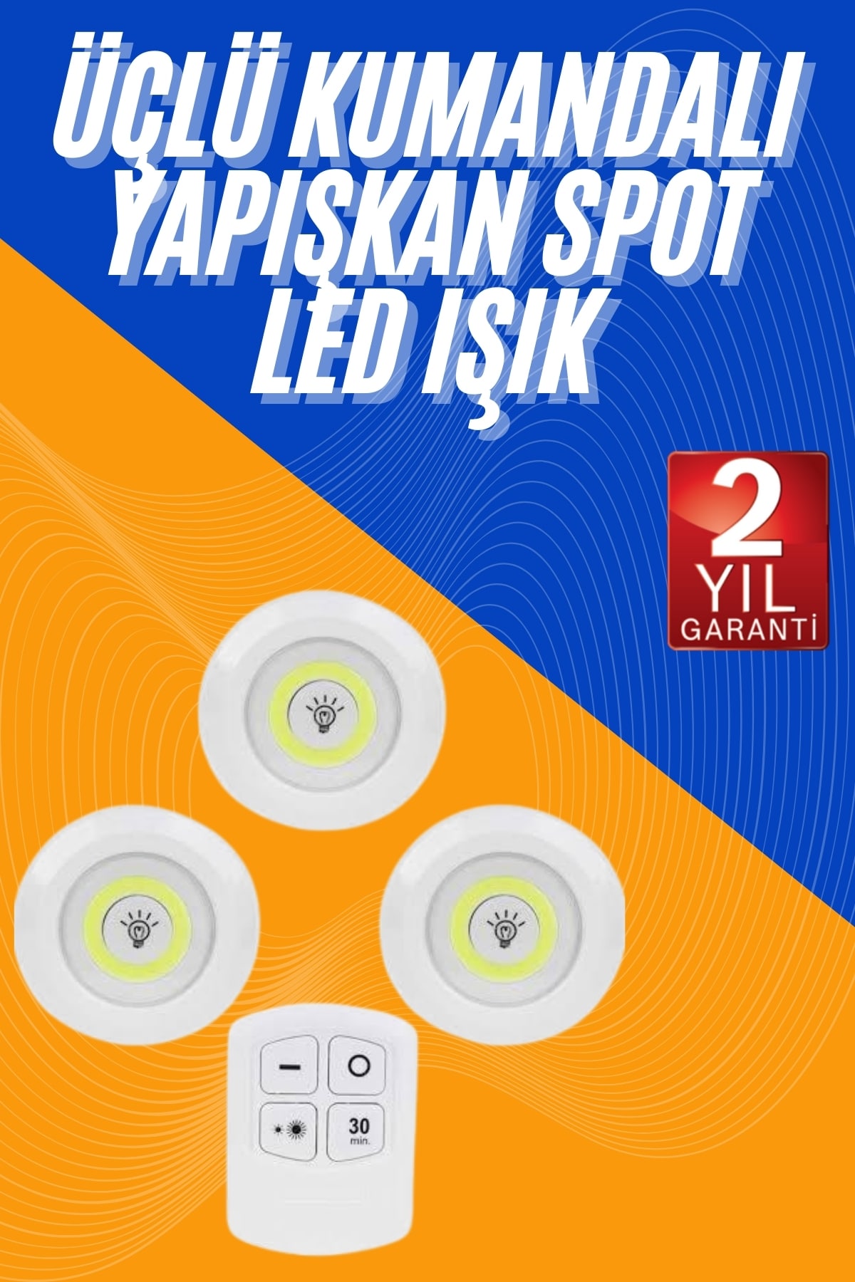 Dolap Işığı Mutfak Rafı Işığı Uzaktan Kumandalı 3 Lü Spot Led Lamba - Bayi Depom Dolap Işığı Mutfak Rafı Işığı Uzaktan Kumandalı 3 Lü Spot Led Lamba - Bayi Depom