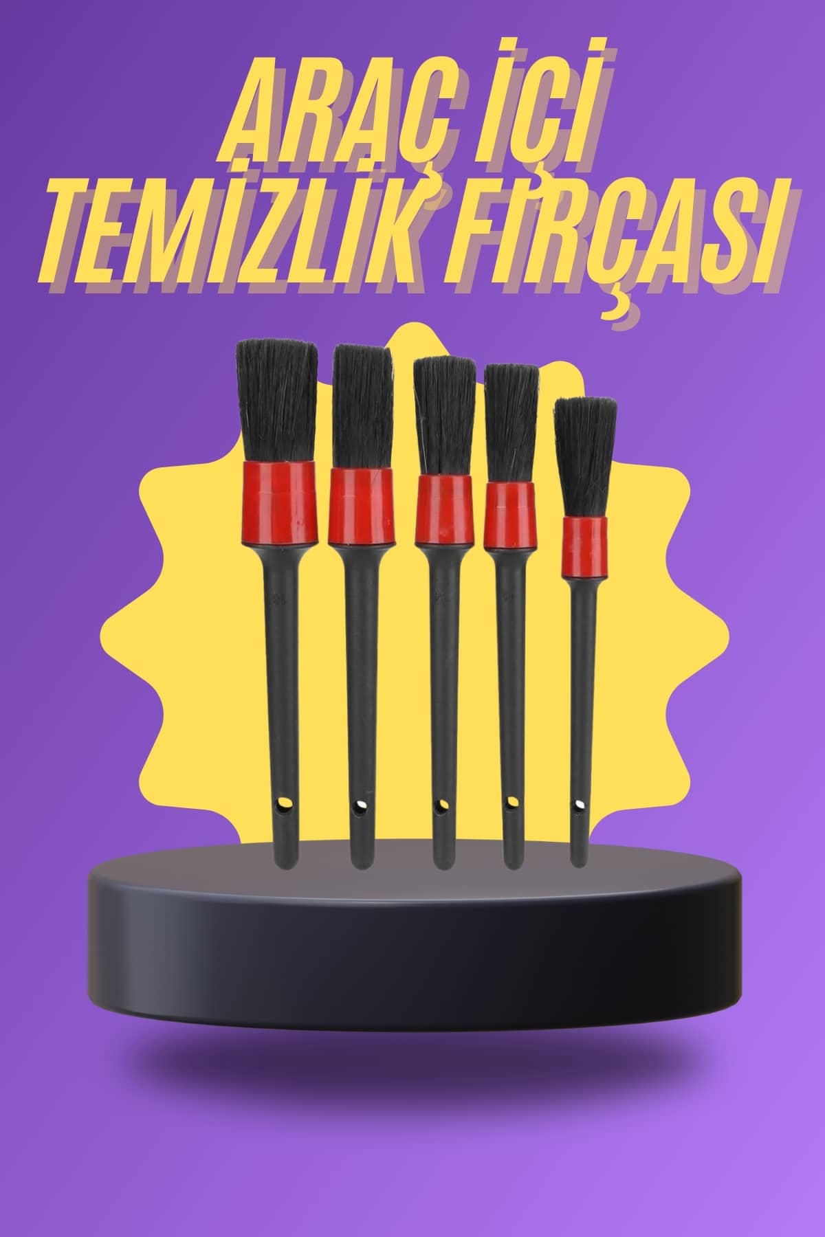 5 Parça Araç İçi Temizlik Fırçası Araç İçi-Dışı Temizleme Fırça Seti - Bayi Depom 5 Parça Araç İçi Temizlik Fırçası Araç İçi-Dışı Temizleme Fırça Seti - Bayi Depom
