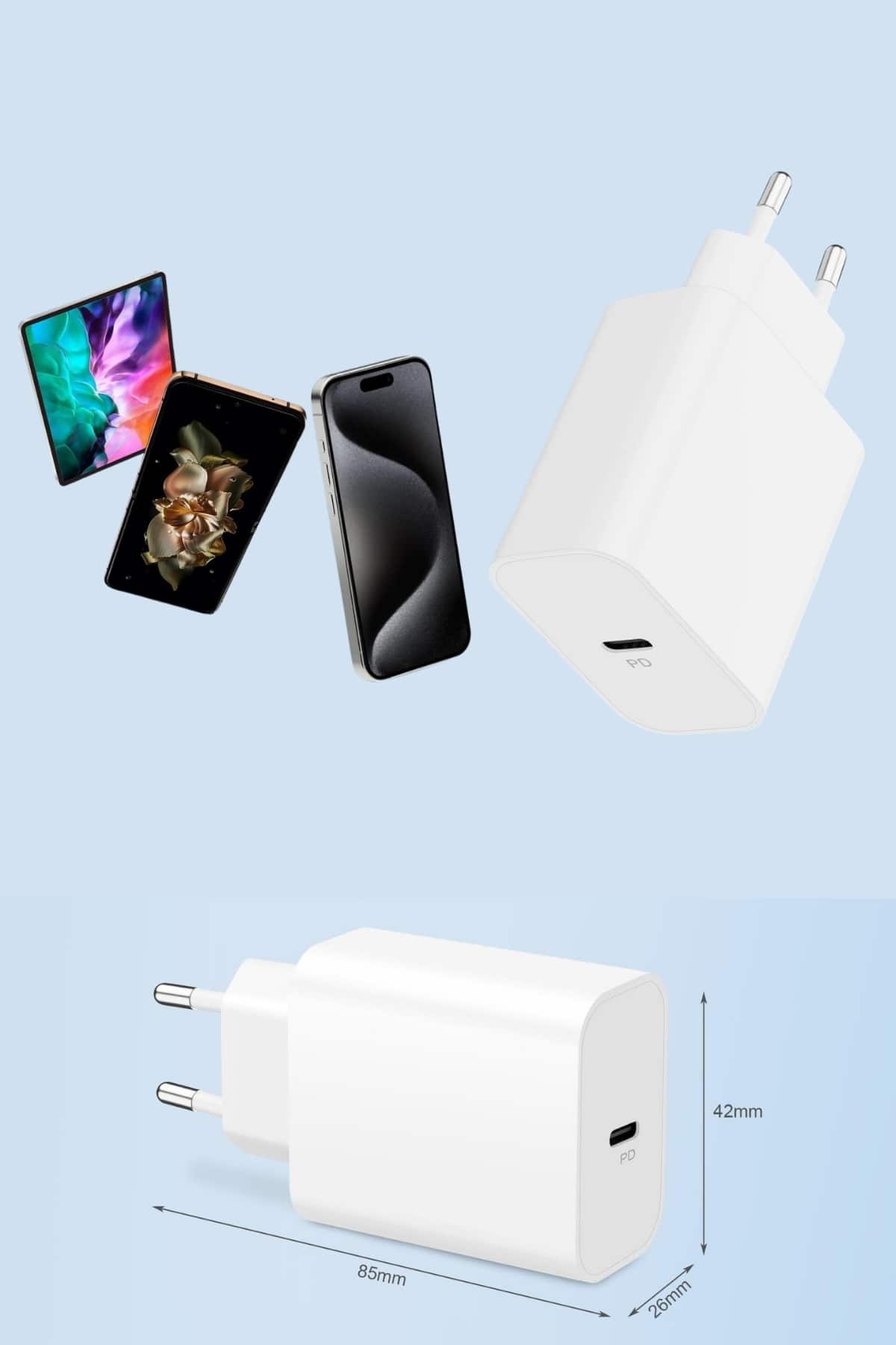15/Pro/Pro Max 20W İOS Uyumlu Hızlı Şarj Aleti Adaptörlü Beyaz - Bayi Depom 15/Pro/Pro Max 20W İOS Uyumlu Hızlı Şarj Aleti Adaptörlü Beyaz - Bayi Depom