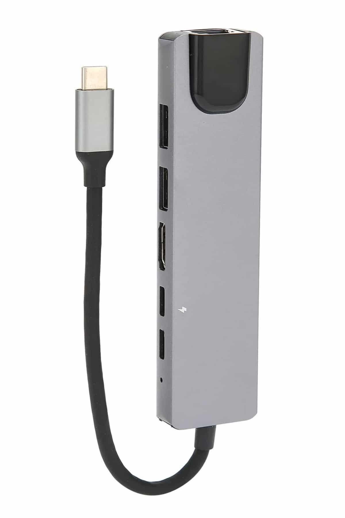 8 Port Çoklayıcı Macbook Ile Uyumlu Çoğaltıcı Type-C dönüştürücü TF SD kart - Bayi Depom 8 Port Çoklayıcı Macbook Ile Uyumlu Çoğaltıcı Type-C dönüştürücü TF SD kart - Bayi Depom