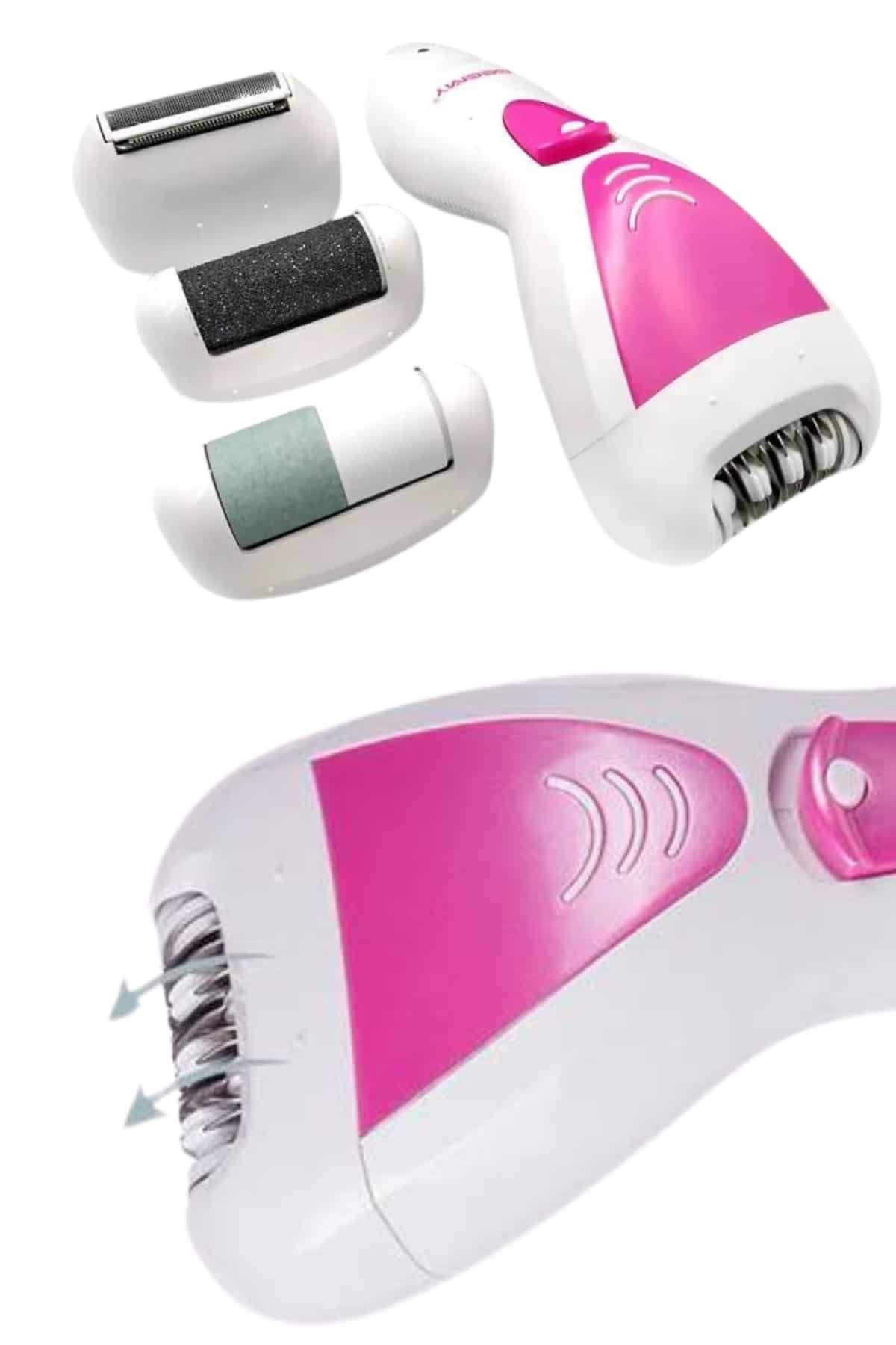4 Başlıklı Bakım Cihazı Epilatör Tüy Alma Makinesi Topuk Törpüsü - Bayi Depom 4 Başlıklı Bakım Cihazı Epilatör Tüy Alma Makinesi Topuk Törpüsü - Bayi Depom