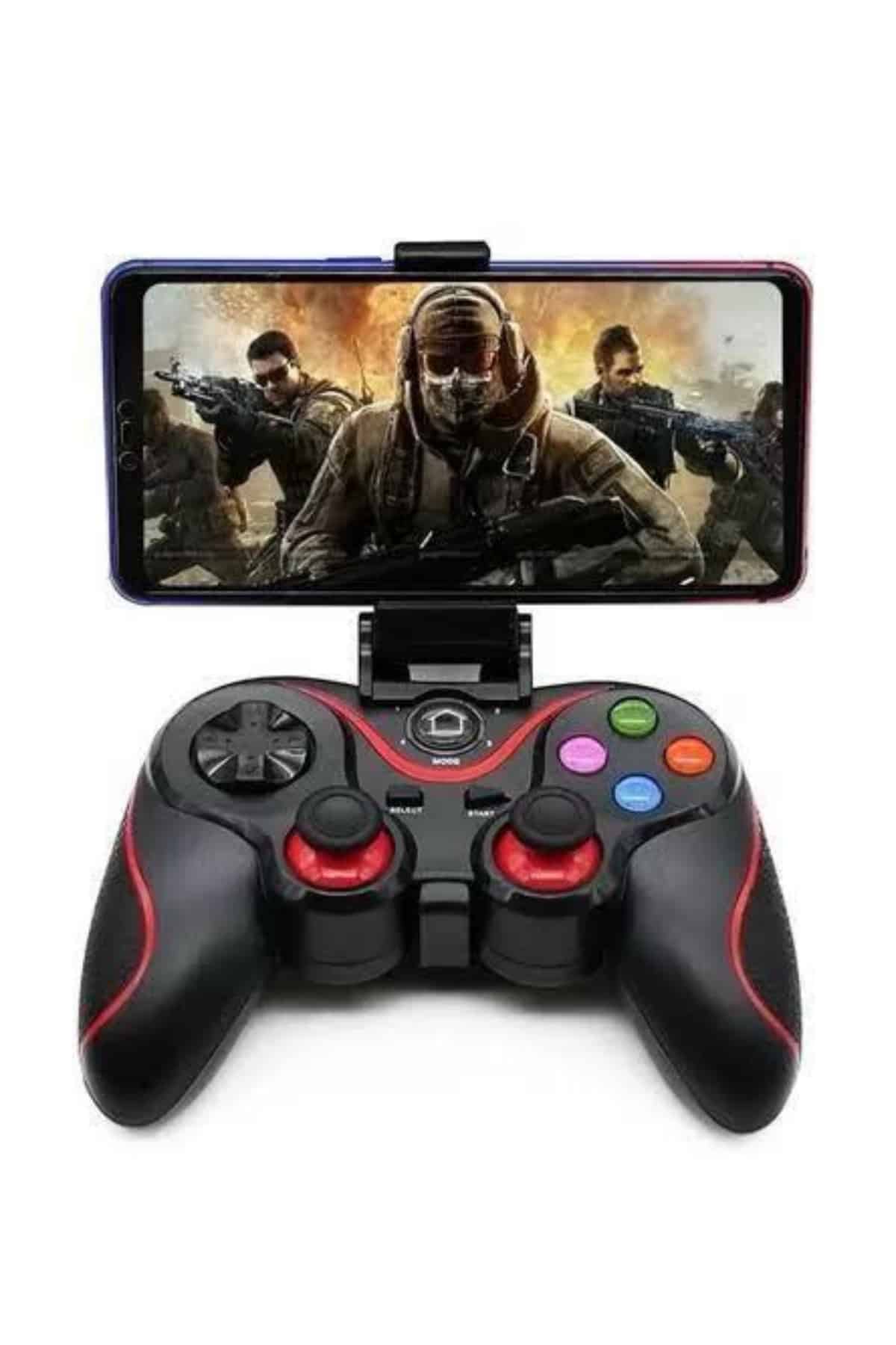 Joystik Gamepad Bluetooth Telefon Tutucu Oyun Kolu Telefon Android Uyumlu - Bayi Depom