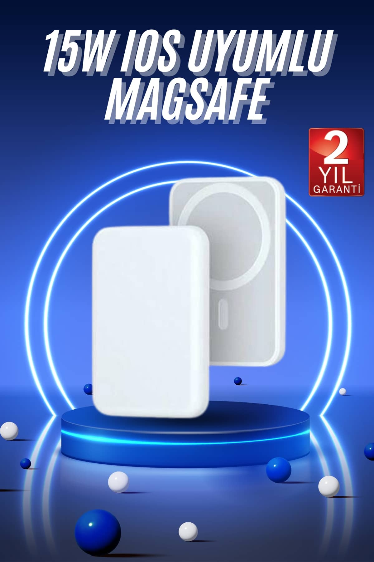 Magsafe Battery Pack Powerbank Kablosuz Şarj 5.000 mah - Bayi Depom Magsafe Battery Pack Powerbank Kablosuz Şarj 5.000 mah - Bayi Depom