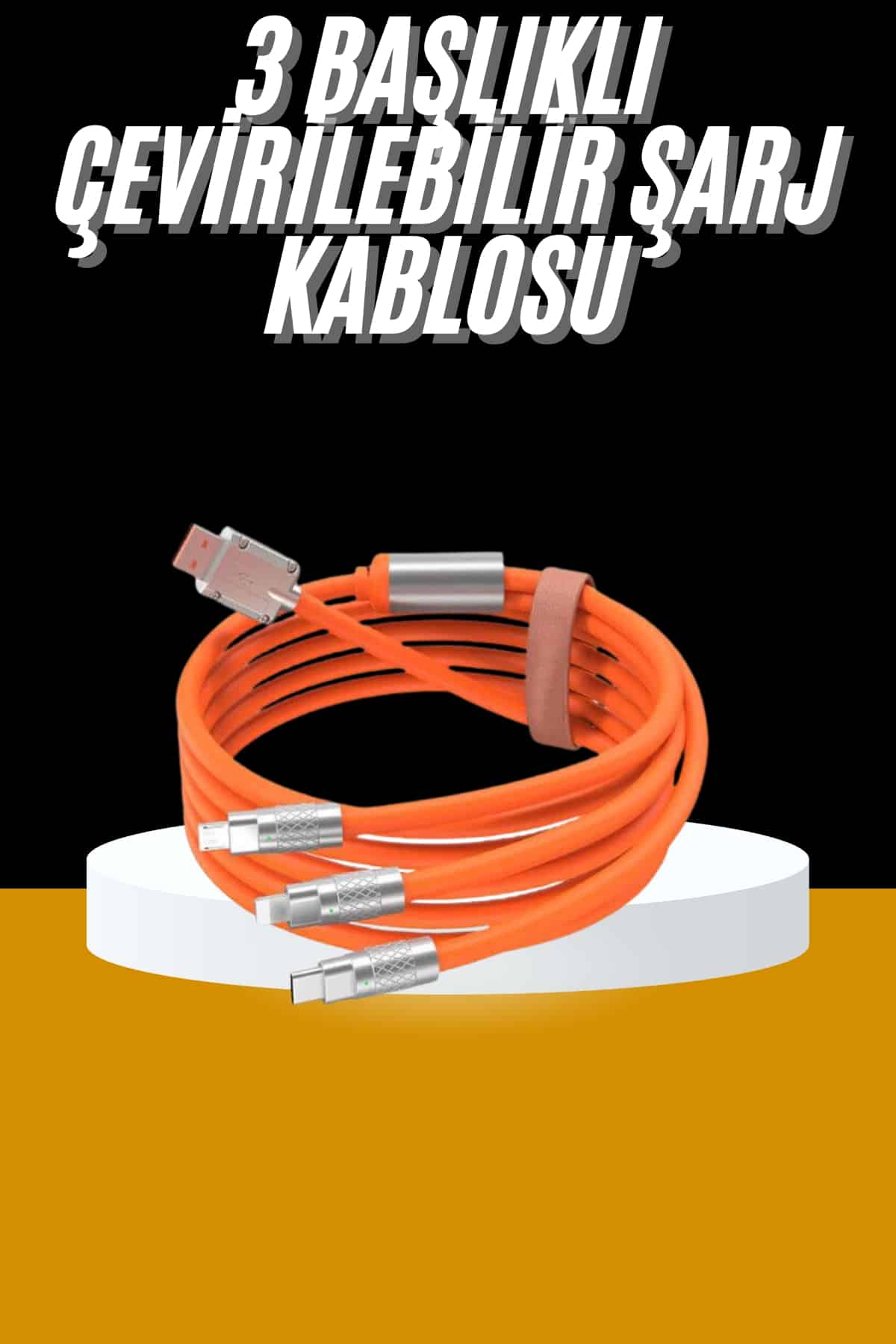 120W 3 İn 1 Uyumlu Silikon Şarj Kablosu Hızlı Şarj Kablosu - Bayi Depom 120W 3 İn 1 Uyumlu Silikon Şarj Kablosu Hızlı Şarj Kablosu - Bayi Depom