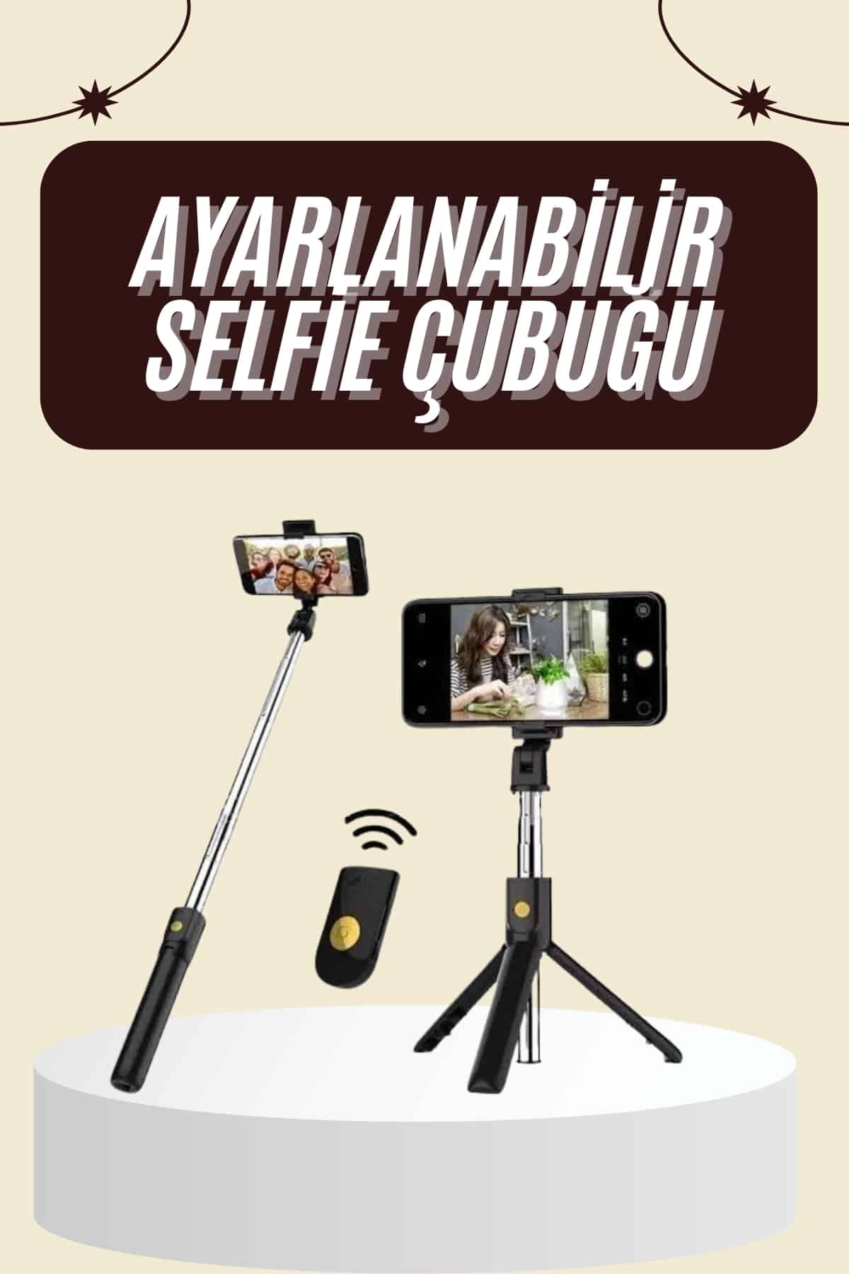 Cep Telefonu Tripod Standı Manyetik Selfie Sopa Bluetooth Uzaktan Kumandalı - Bayi Depom Cep Telefonu Tripod Standı Manyetik Selfie Sopa Bluetooth Uzaktan Kumandalı - Bayi Depom