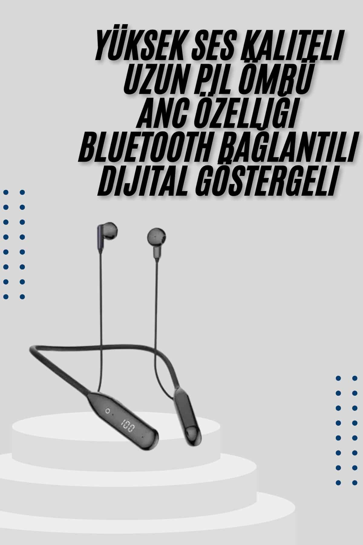 Bluetooth Kulaklık Kablolu Android ve İOS Uyumlu ANC Özellikli 100 saat sarj - Bayi Depom Bluetooth Kulaklık Kablolu Android ve İOS Uyumlu ANC Özellikli 100 saat sarj - Bayi Depom