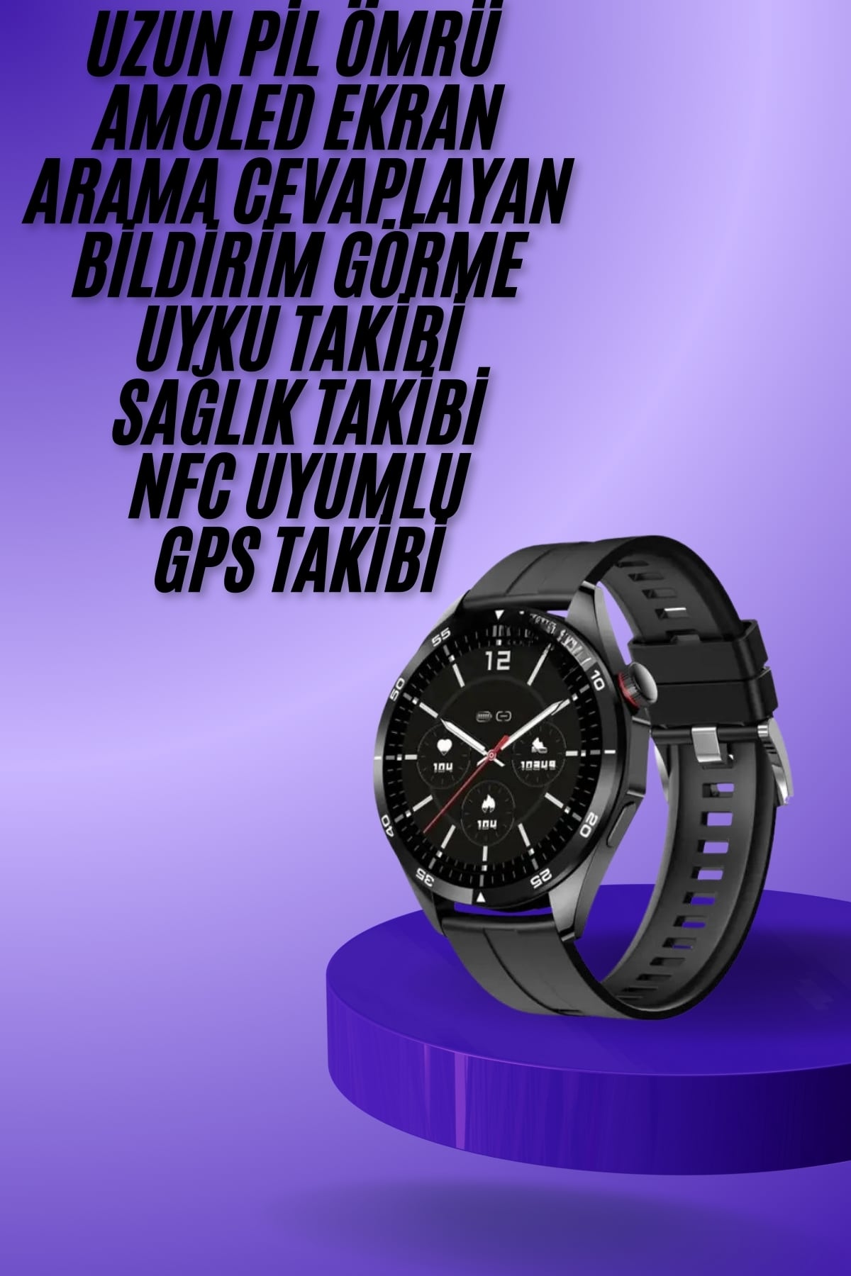 Amoled Ekran 3 Kordonlu Akıllı Saat 5.0 Bluetooth Bağlantılı Android ve İOS Uyumlu - Bayi Depom Amoled Ekran 3 Kordonlu Akıllı Saat 5.0 Bluetooth Bağlantılı Android ve İOS Uyumlu - Bayi Depom
