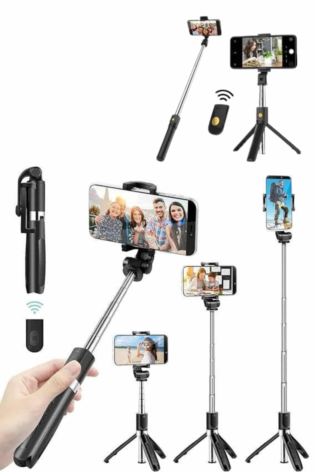 Cep Telefonu Tripod Standı Manyetik Selfie Sopa Bluetooth Uzaktan Kumandalı - Bayi Depom Cep Telefonu Tripod Standı Manyetik Selfie Sopa Bluetooth Uzaktan Kumandalı - Bayi Depom