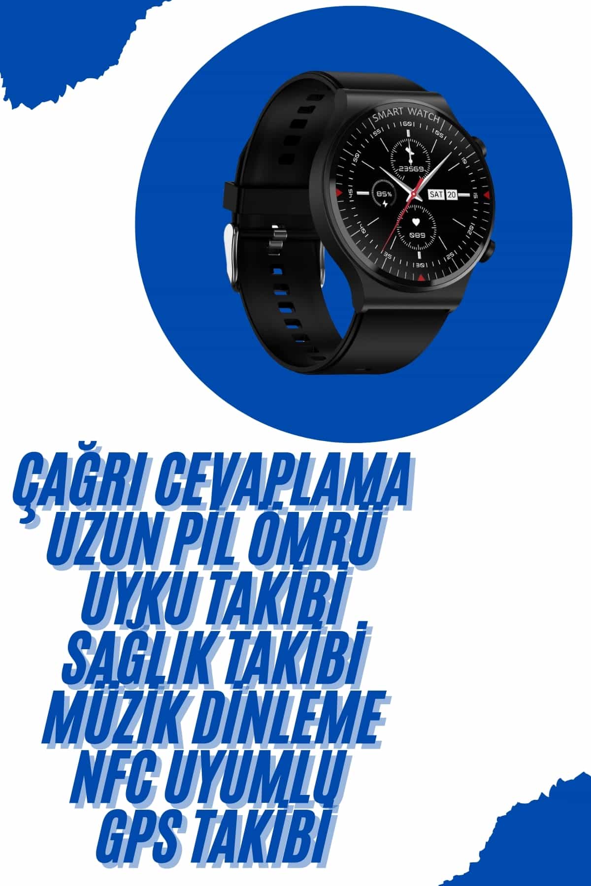 Akıllı Saat Yeni Nesil Üç Kordonlu Nabız Ölçer Çağrı Cevaplama Yeni Nesil - Bayi Depom Akıllı Saat Yeni Nesil Üç Kordonlu Nabız Ölçer Çağrı Cevaplama Yeni Nesil - Bayi Depom