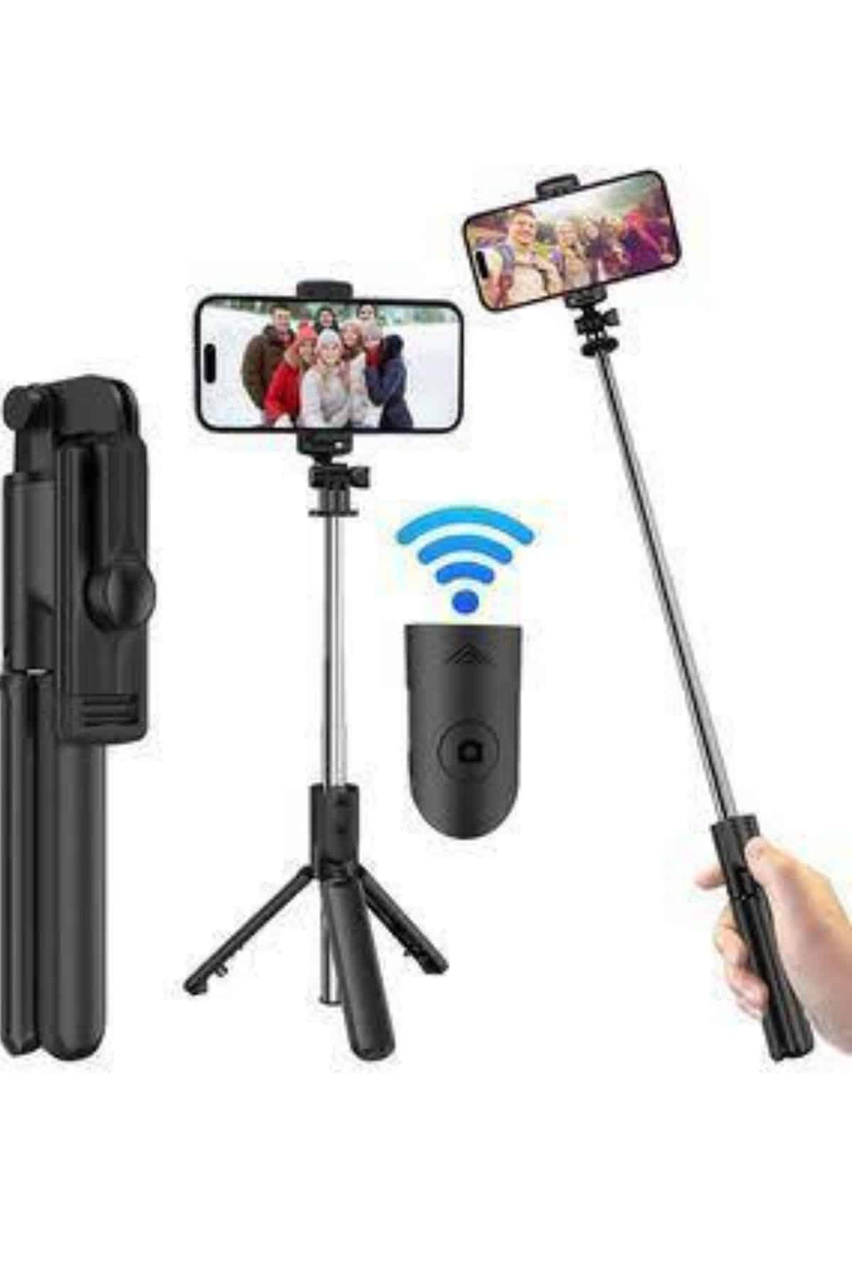 Cep Telefonu Tripod Standı Manyetik Selfie Sopa Bluetooth Uzaktan Kumandalı - Bayi Depom Cep Telefonu Tripod Standı Manyetik Selfie Sopa Bluetooth Uzaktan Kumandalı - Bayi Depom