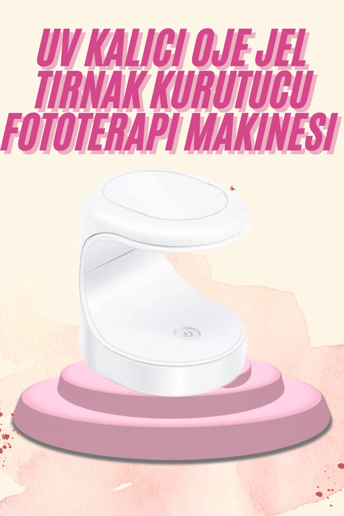 Mini Taşınabilir Kalıcı Oje Jel Tırnak Kurutucu Fototerapi Makinesi - Bayi Depom Mini Taşınabilir Kalıcı Oje Jel Tırnak Kurutucu Fototerapi Makinesi - Bayi Depom