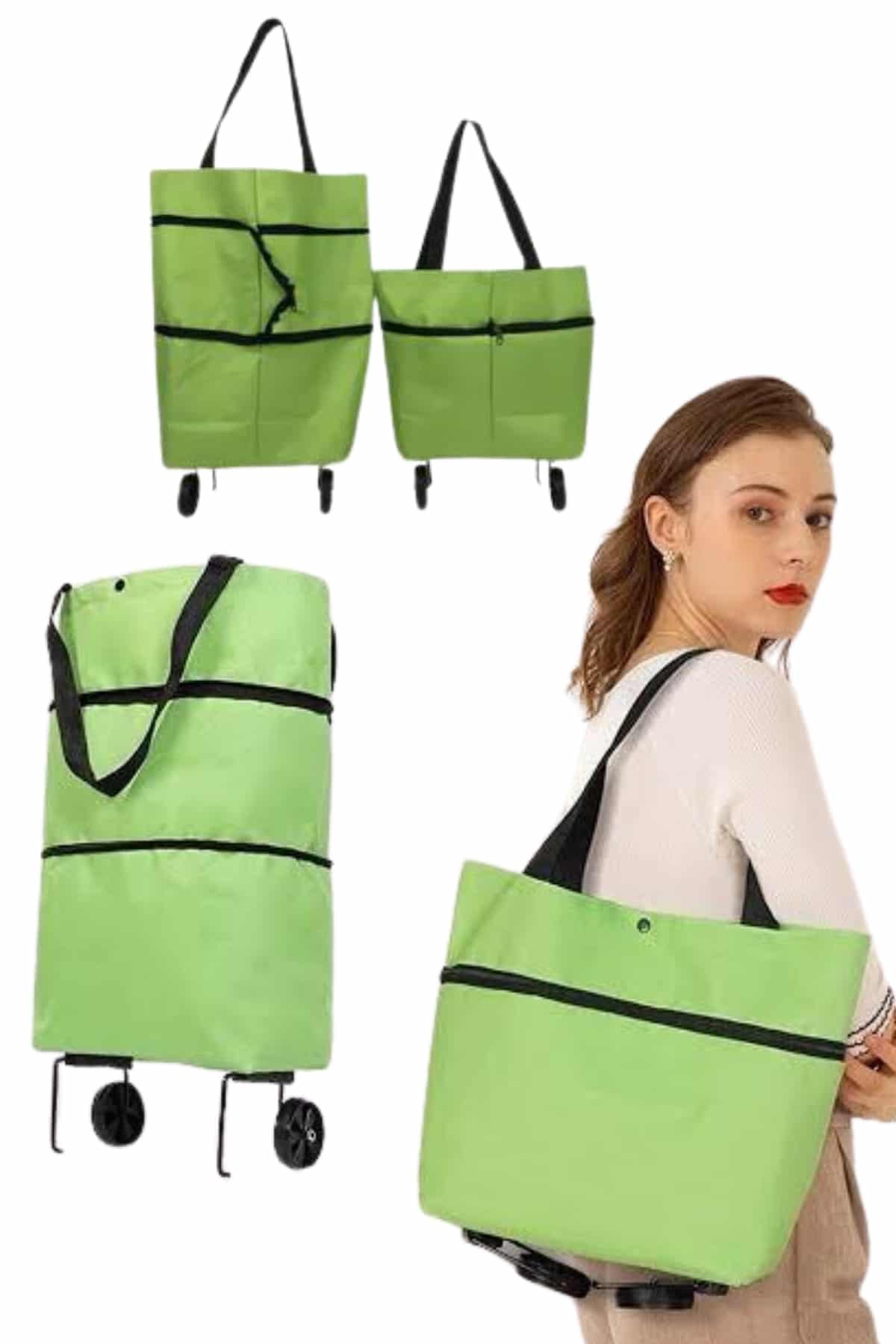 Katlanabilir Tekerlekli Pazar Market Çarşı Arabası Market Alışveriş Çantası - Bayi Depom Katlanabilir Tekerlekli Pazar Market Çarşı Arabası Market Alışveriş Çantası - Bayi Depom