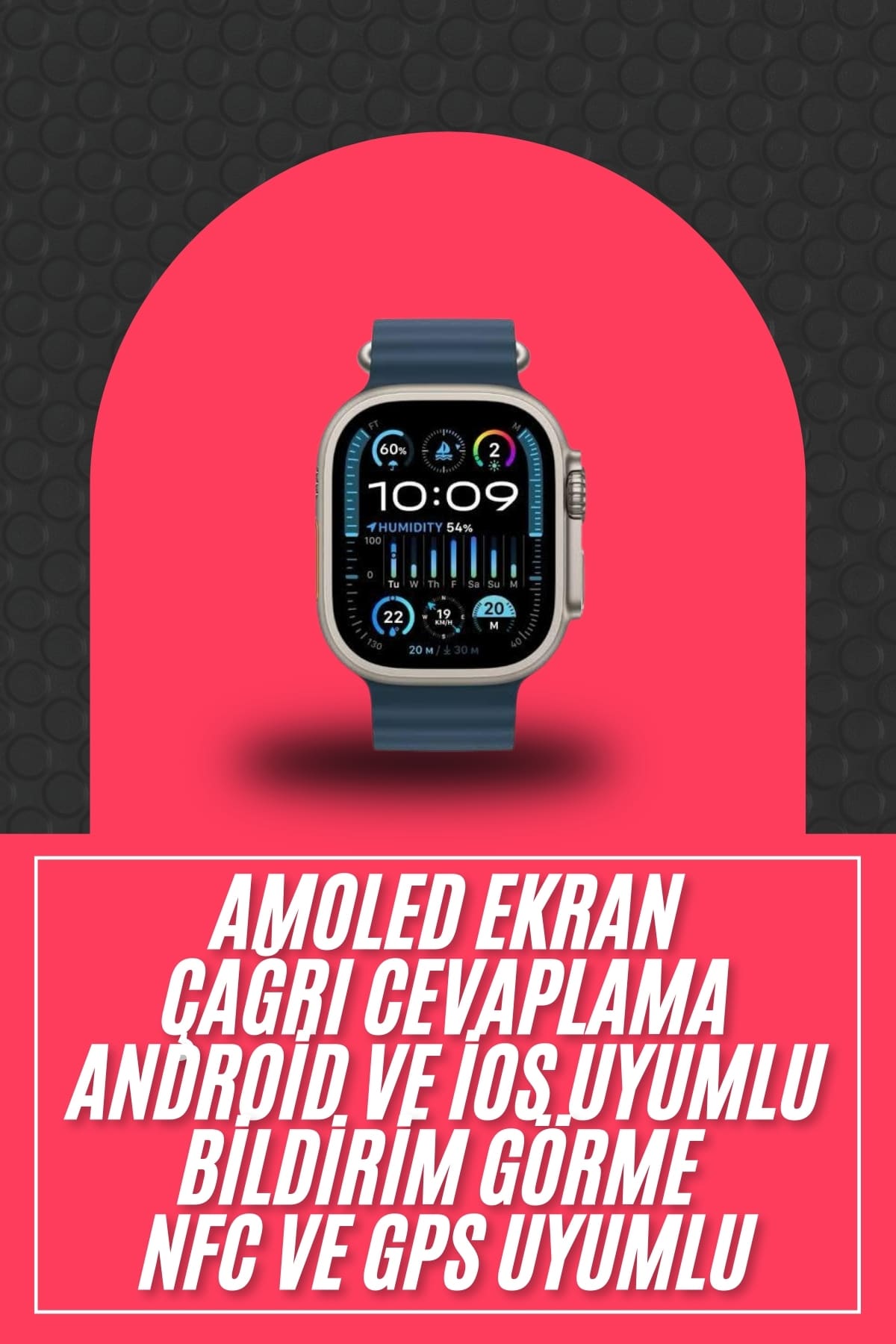 49mm Akıllı Saat Amoled Ekranlı Kadın Erkek Kol Saati Plastik Kordon Yeni Nesil - Bayi Depom 49mm Akıllı Saat Amoled Ekranlı Kadın Erkek Kol Saati Plastik Kordon Yeni Nesil - Bayi Depom
