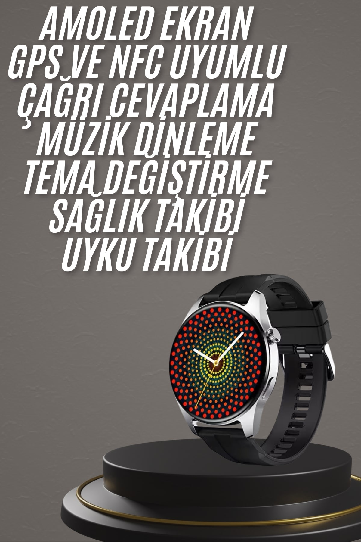 Akıllı Saat 1.5 Inç Amoled Ekran Çift Kordonlu GPS NFC Uyumlu - Bayi Depom Akıllı Saat 1.5 Inç Amoled Ekran Çift Kordonlu GPS NFC Uyumlu - Bayi Depom