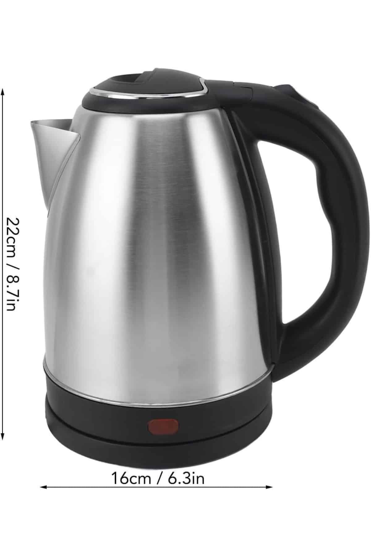Elektrikli Paslanmaz Çelik Su Isıtcı Çelik Kettle 1.8 Lt. Uzun Ömürlü - Bayi Depom Elektrikli Paslanmaz Çelik Su Isıtcı Çelik Kettle 1.8 Lt. Uzun Ömürlü - Bayi Depom