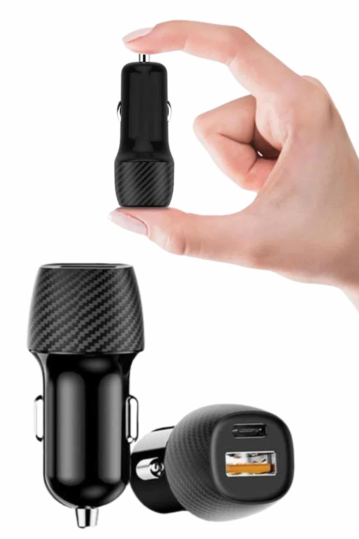 Araç İçi Hızlı Şarj Soketi 38W Oto Çakmaklık Type-C Araba Çakmaklık - Bayi Depom Araç İçi Hızlı Şarj Soketi 38W Oto Çakmaklık Type-C Araba Çakmaklık - Bayi Depom