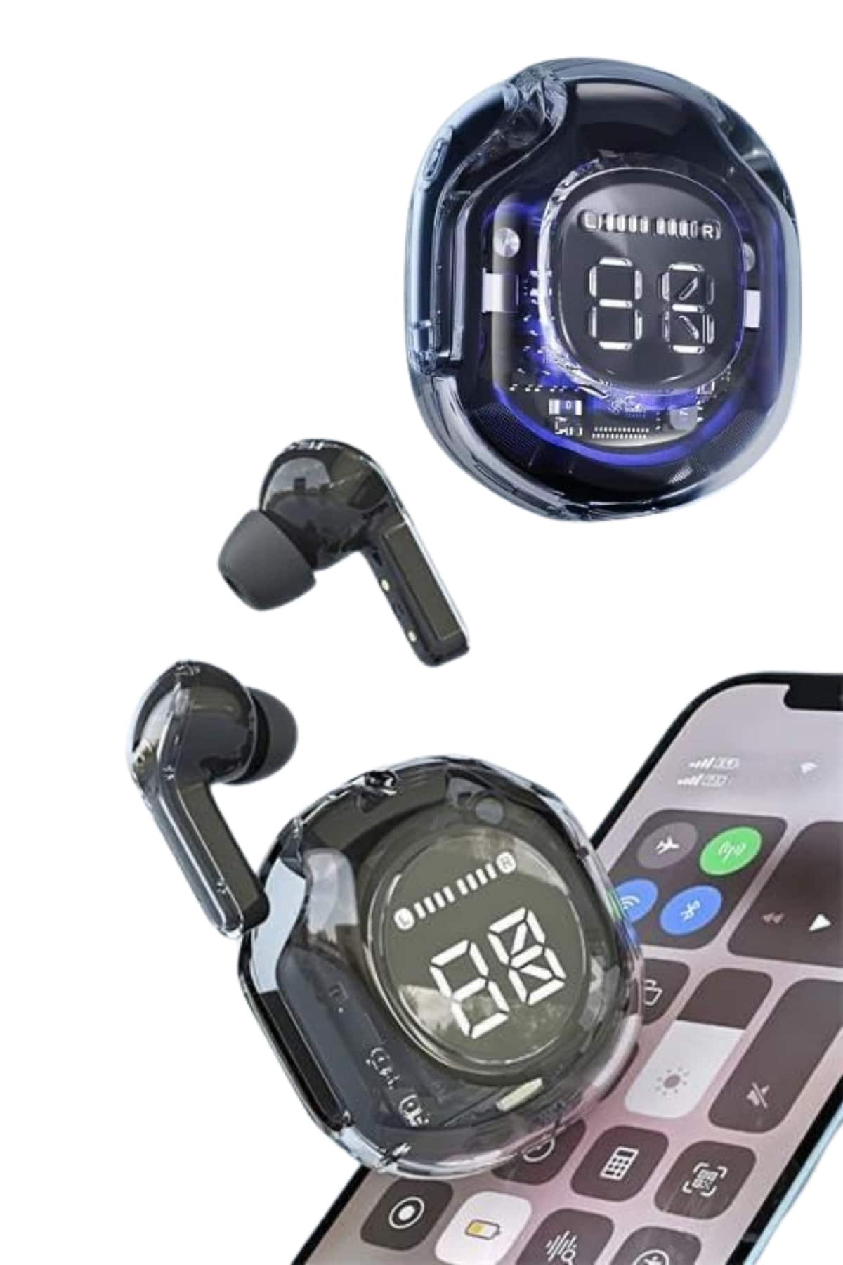 Ultrapods Led Göstergeli Oyuncu Kulaklığı ANC Destekli Bluetooth 5.3 - Bayi Depom Ultrapods Led Göstergeli Oyuncu Kulaklığı ANC Destekli Bluetooth 5.3 - Bayi Depom