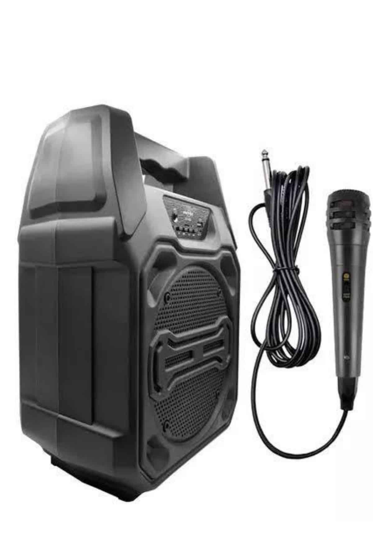 10W Güçlü Ses Performanslı Bluetooth Karaoke Hoparlörü - Bayi Depom